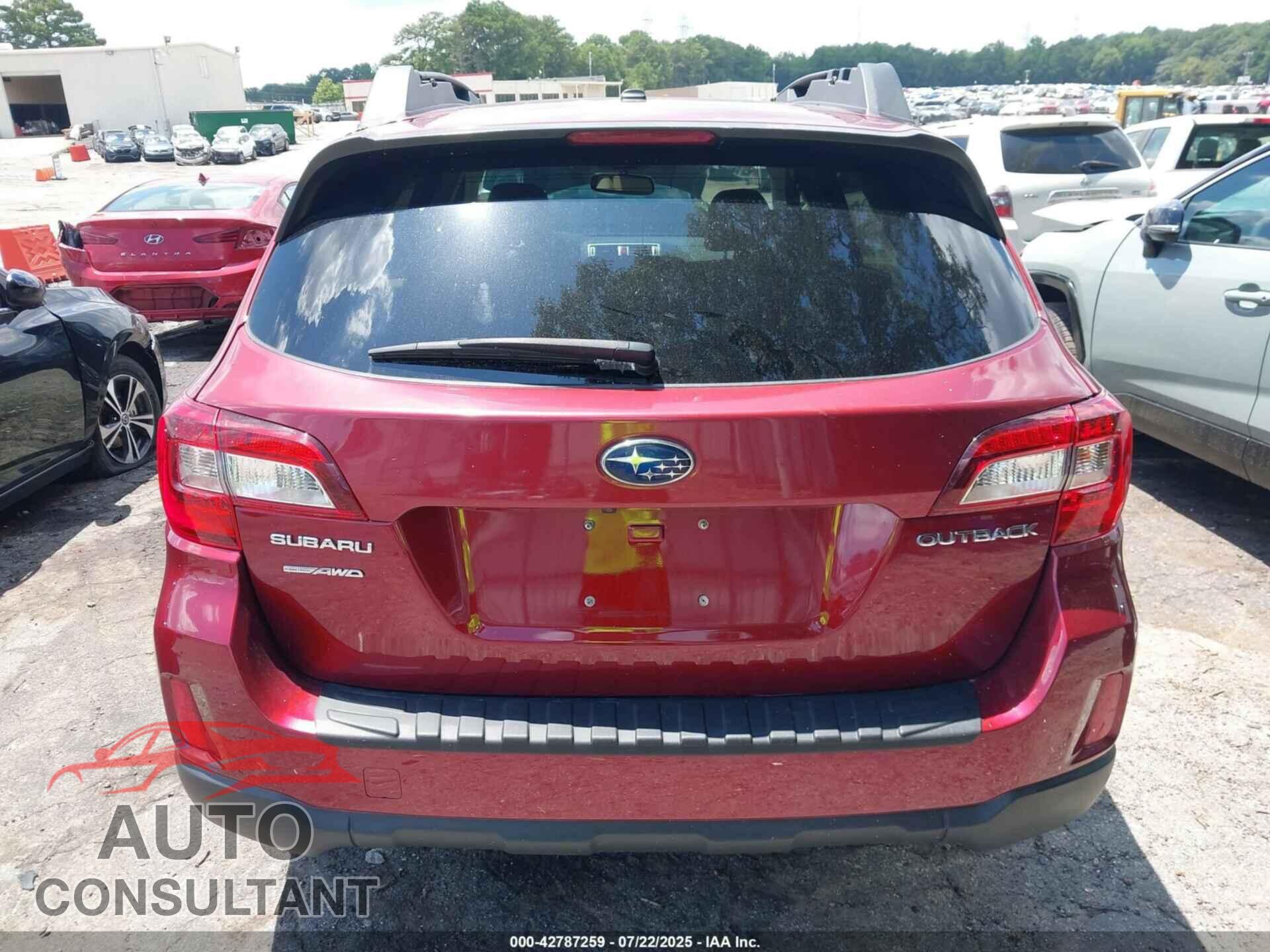 SUBARU OUTBACK 2015 - 4S4BSBNC8F3345183
