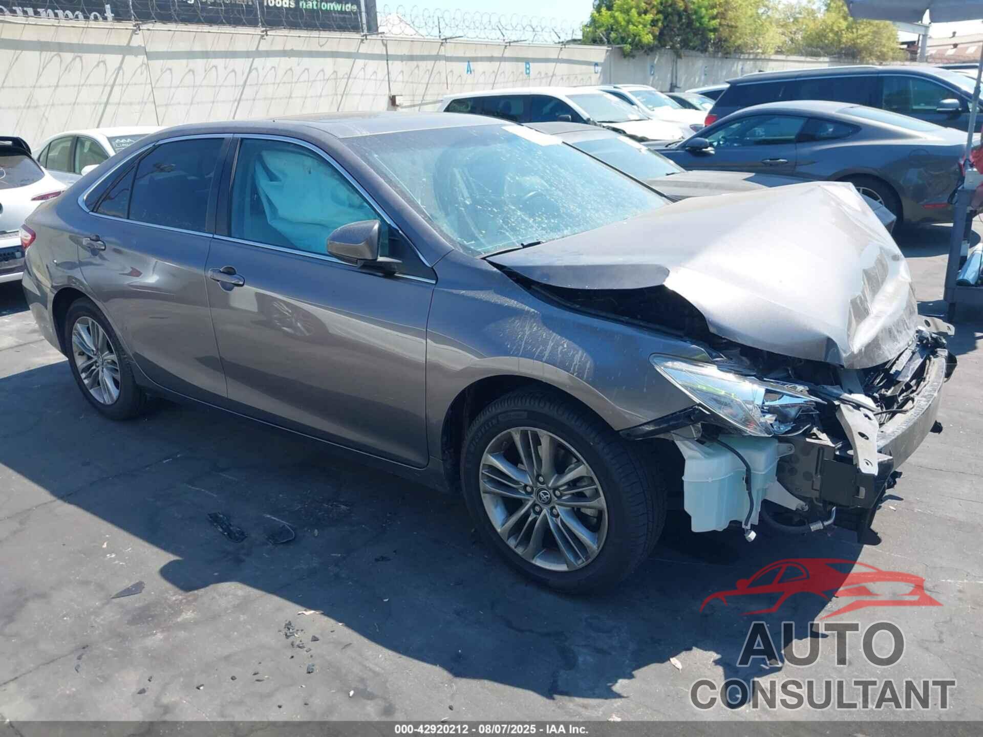 TOYOTA CAMRY 2017 - 4T1BF1FK5HU346342