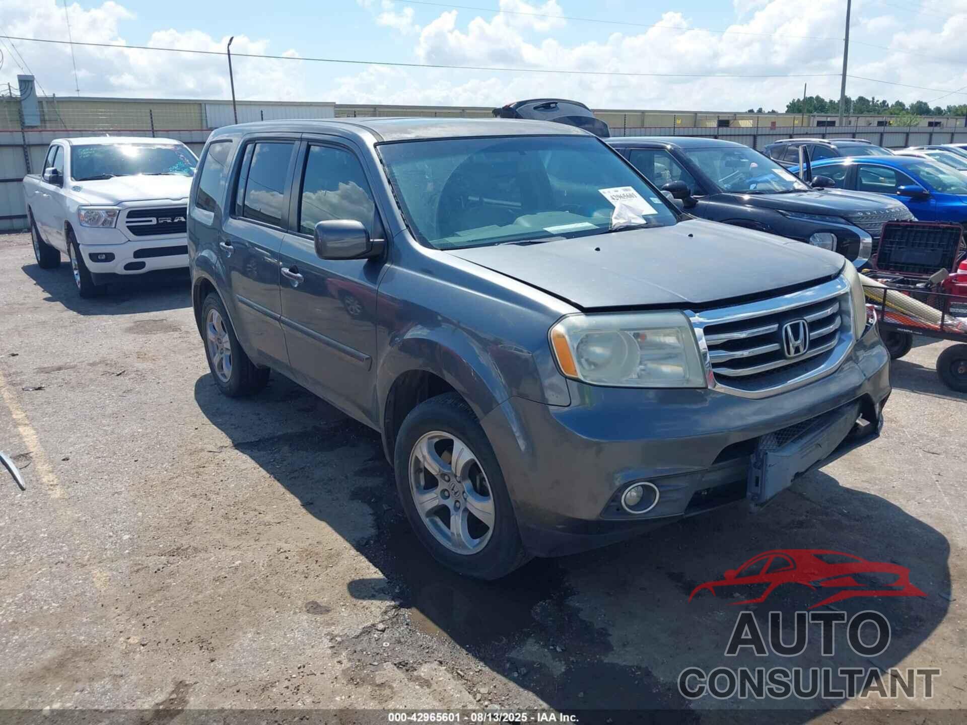 HONDA PILOT 2012 - 5FNYF3H70CB038788