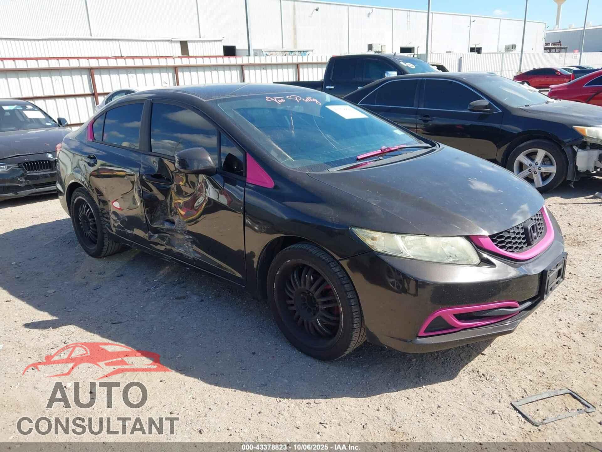 HONDA CIVIC 2013 - 19XFB2F50DE262018