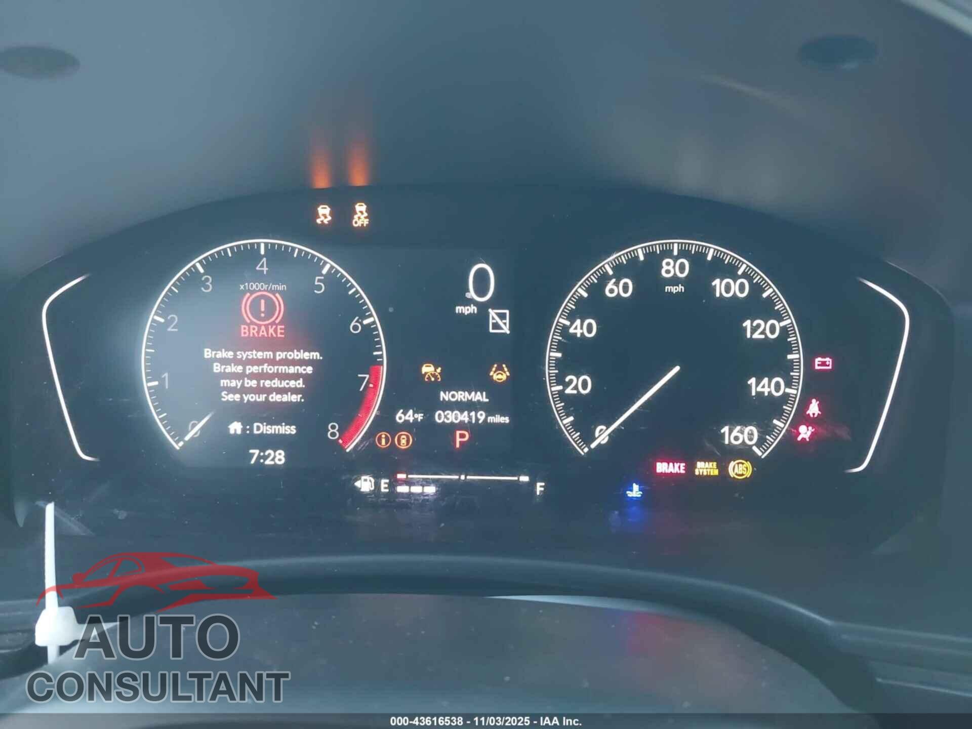 HONDA CIVIC 2023 - 2HGFE2F59PH500109