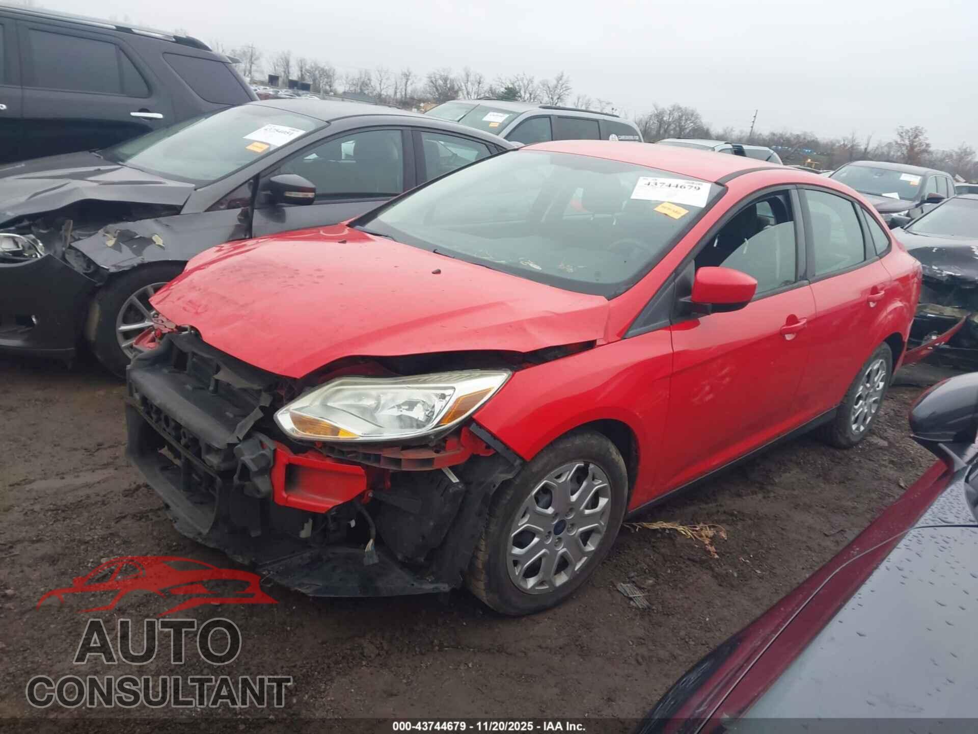 FORD FOCUS 2012 - 1FAHP3F25CL381605