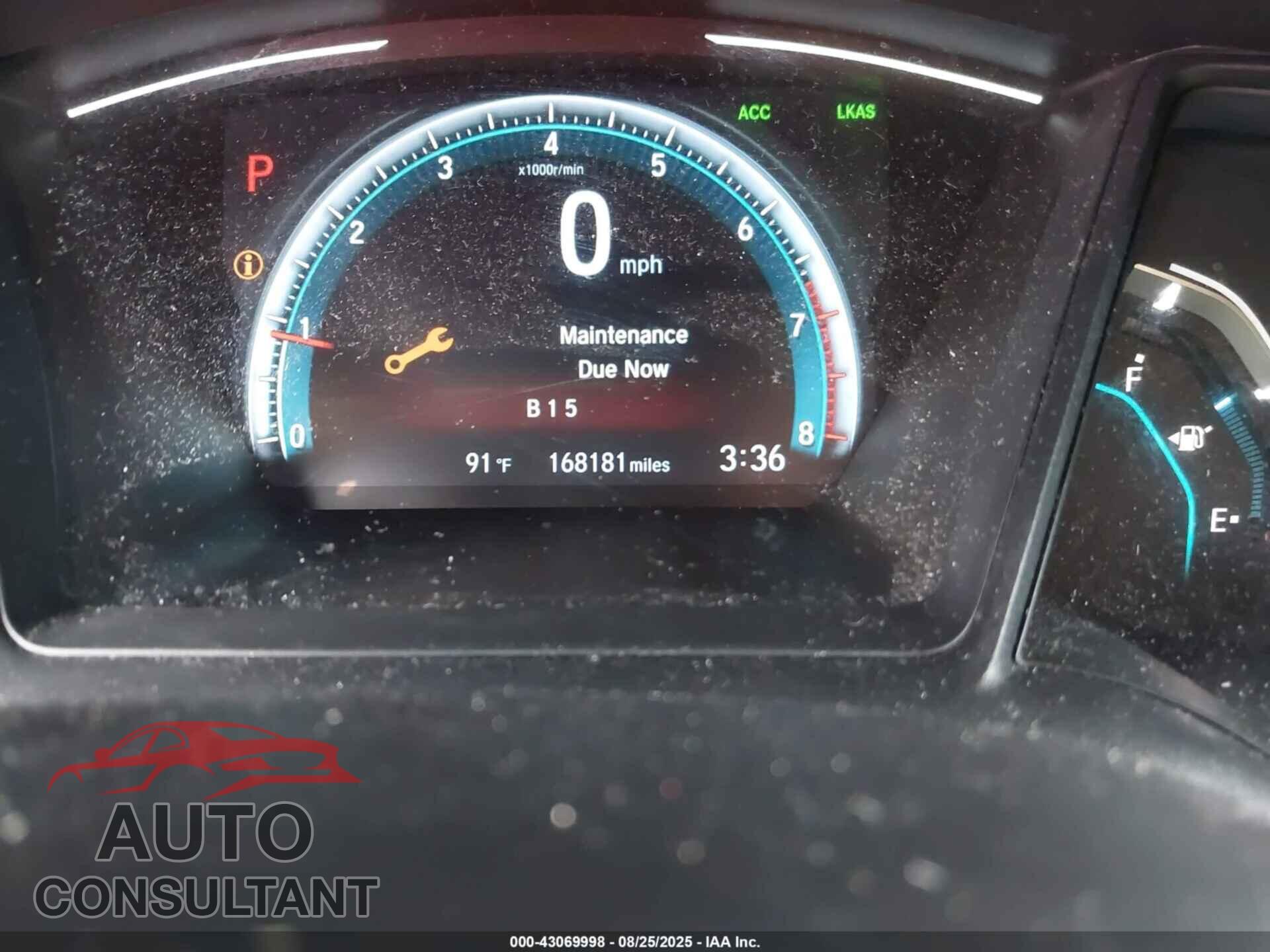 HONDA CIVIC 2019 - 2HGFC2F65KH513706