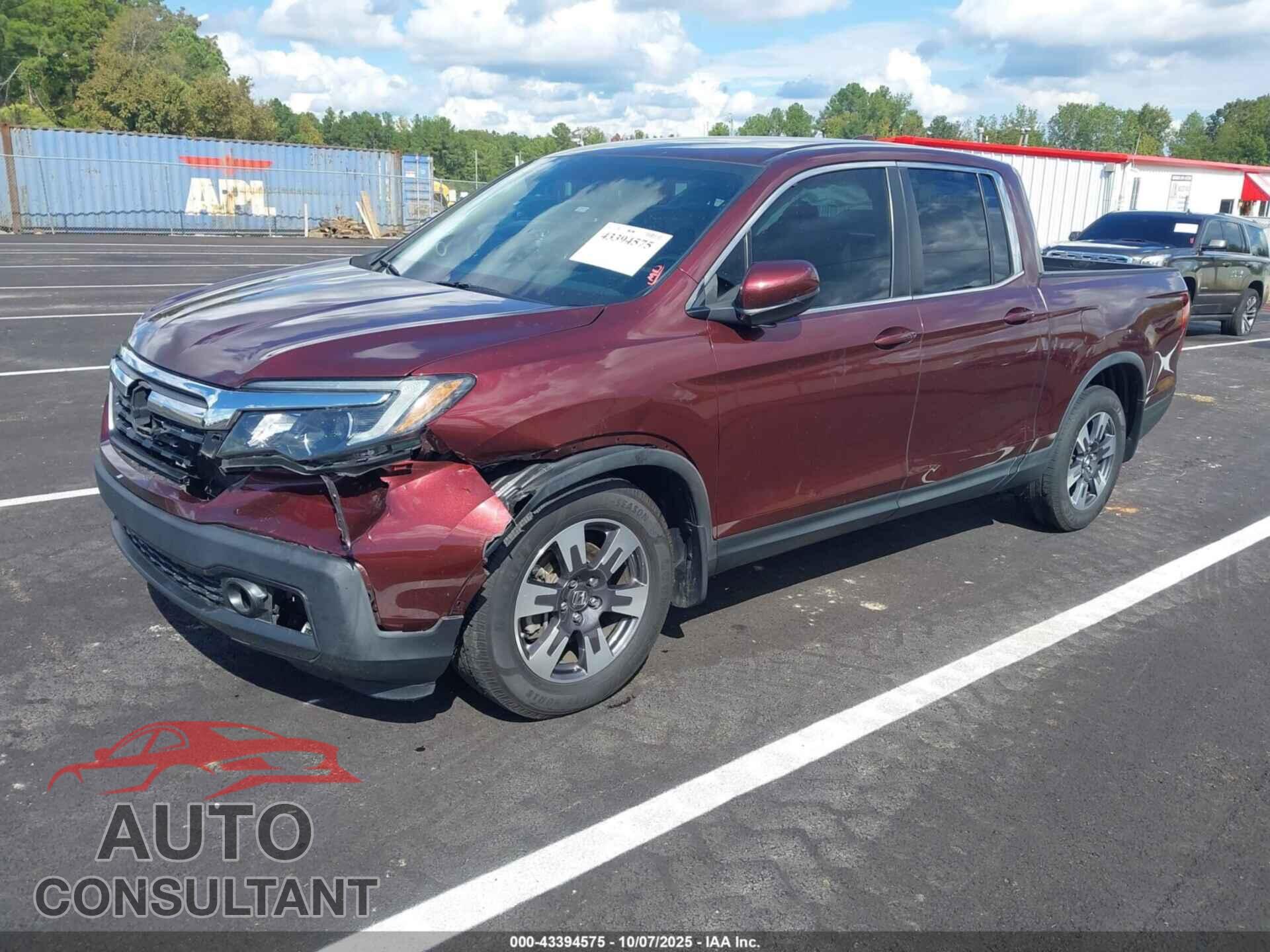 HONDA RIDGELINE 2017 - 5FPYK2F64HB005436