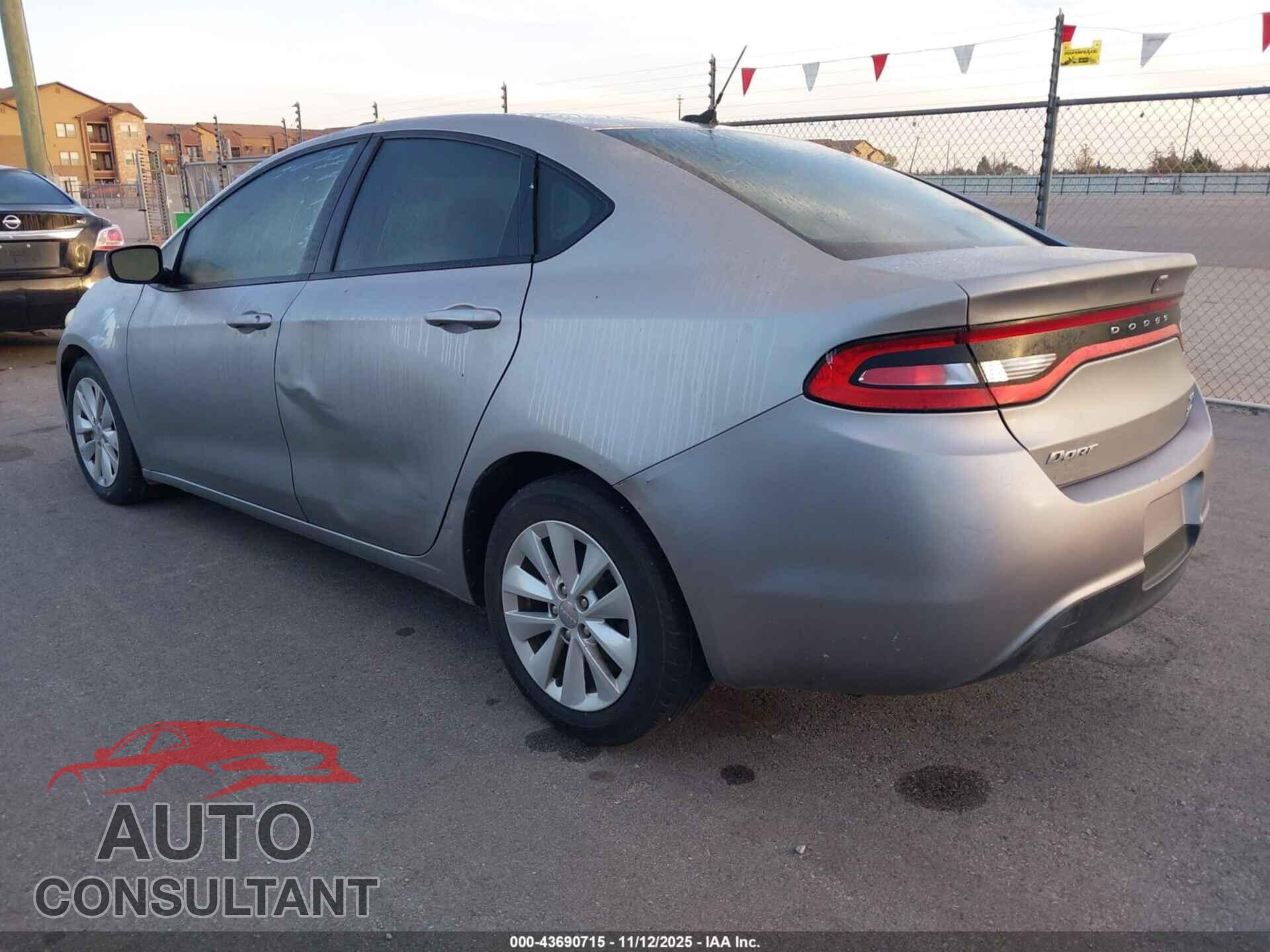 DODGE DART 2014 - 1C3CDFBB3ED891375