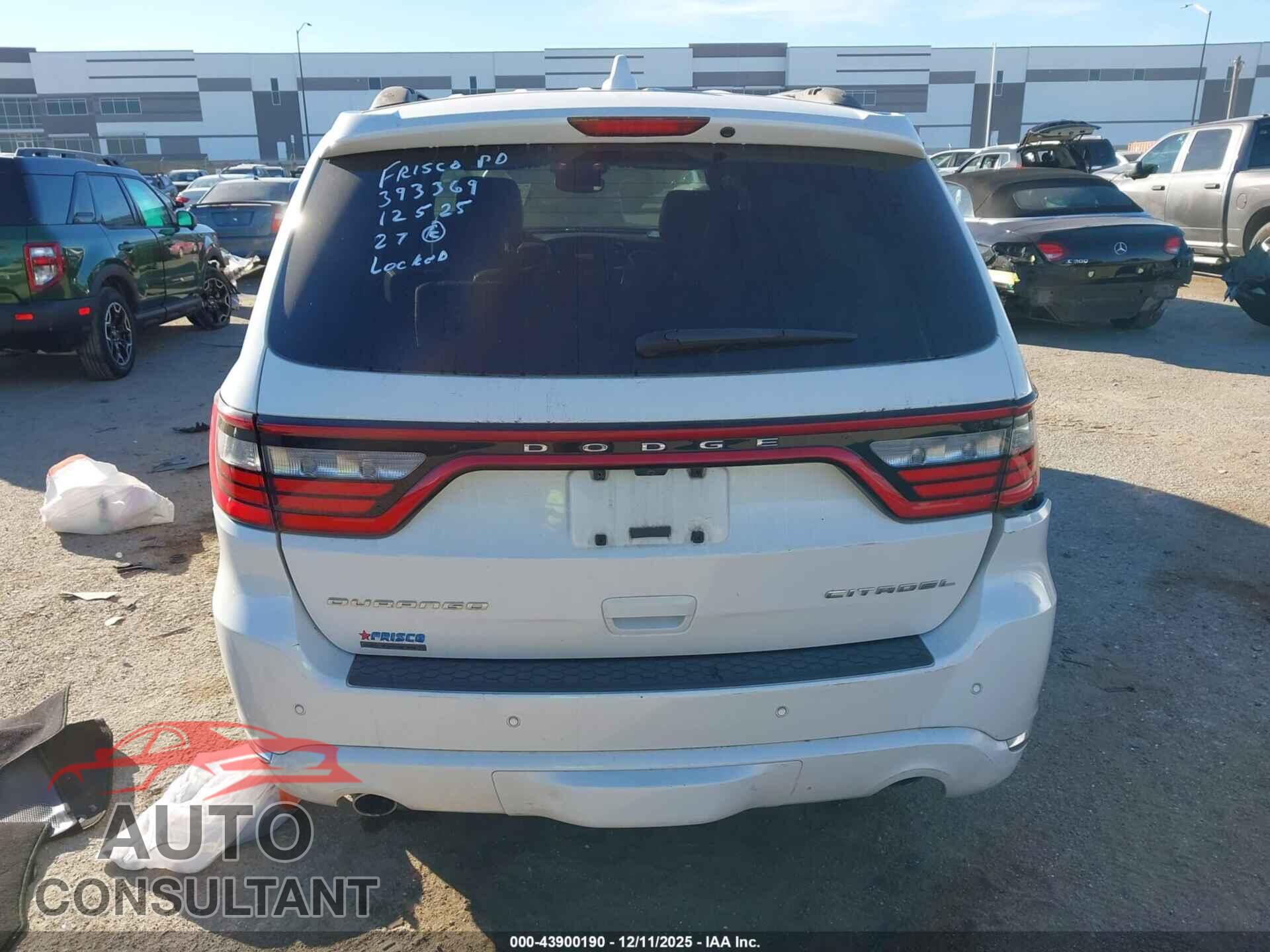 DODGE DURANGO 2017 - 1C4SDHET0HC709259