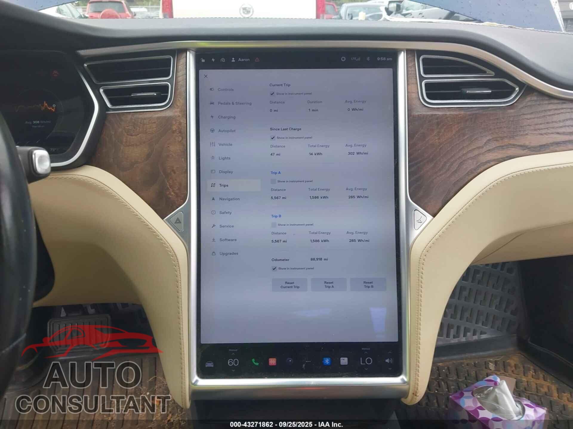 TESLA MODEL S 2017 - 5YJSA1E2XHF199545