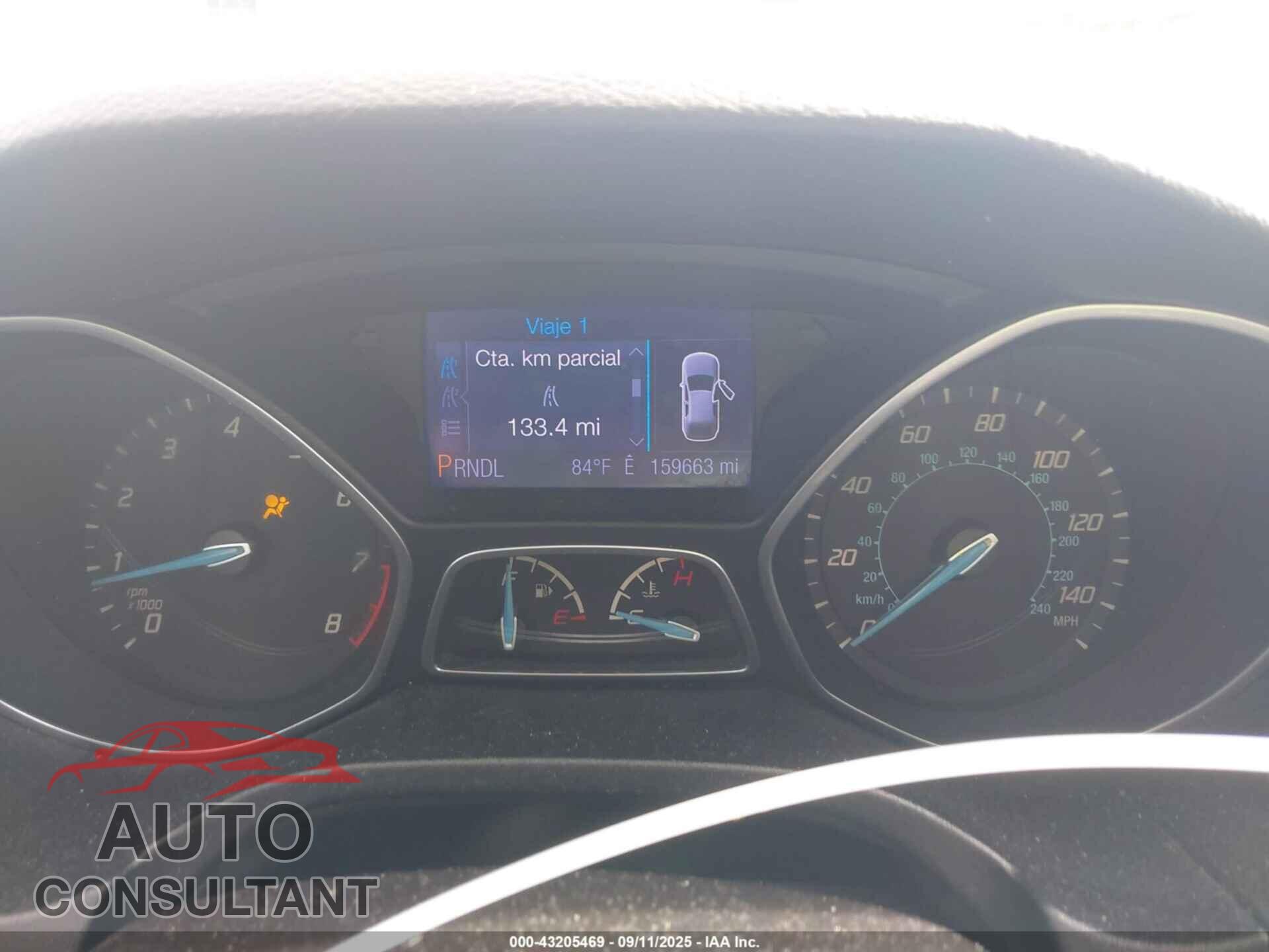 FORD FOCUS 2013 - 1FADP3E23DL224883