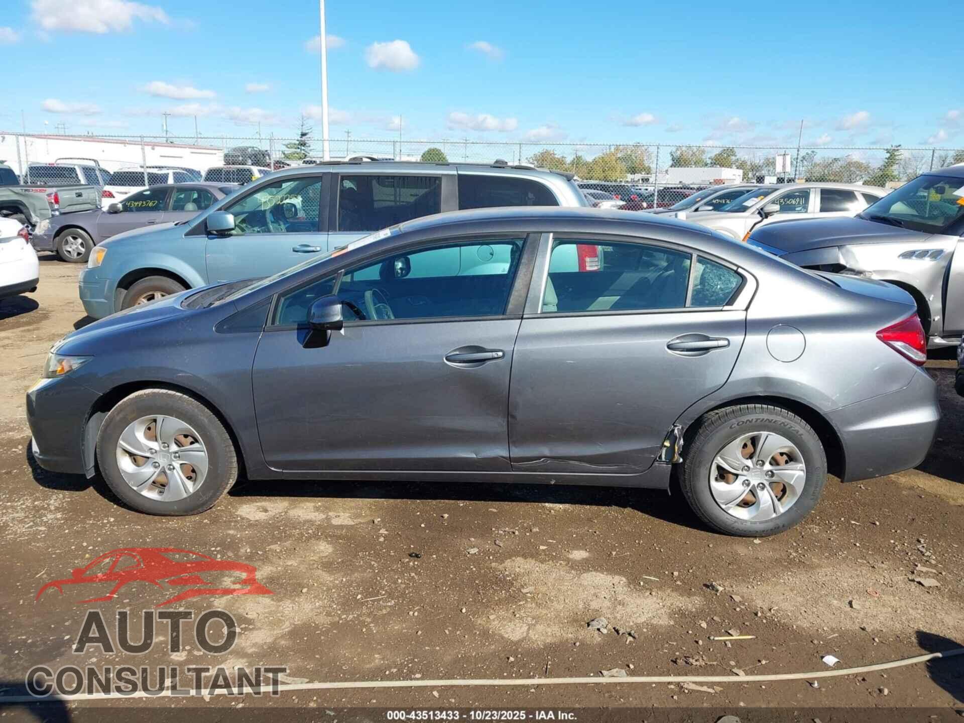 HONDA CIVIC 2013 - 19XFB2F59DE058818