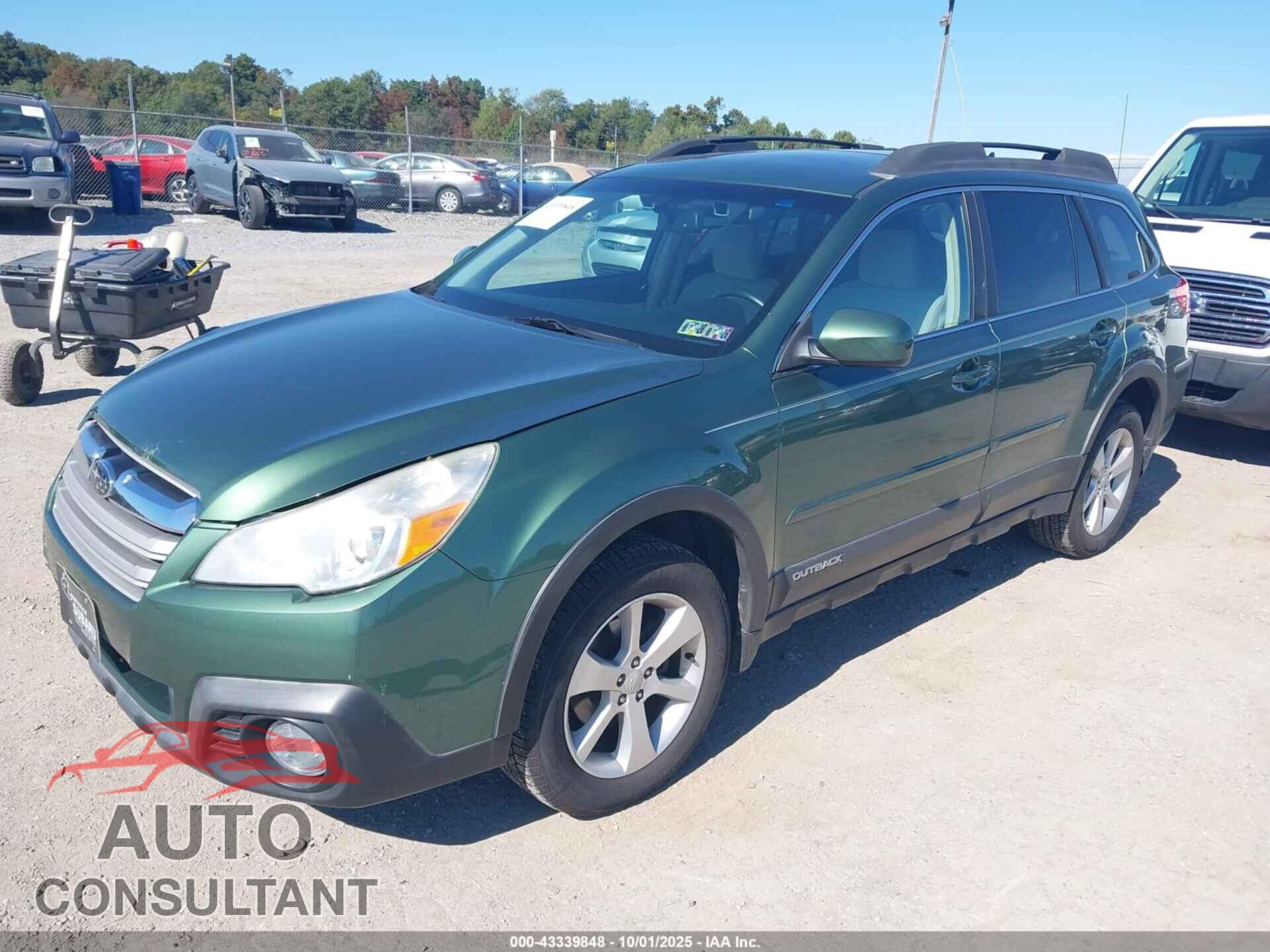 SUBARU OUTBACK 2014 - 4S4BRCFC4E3236234