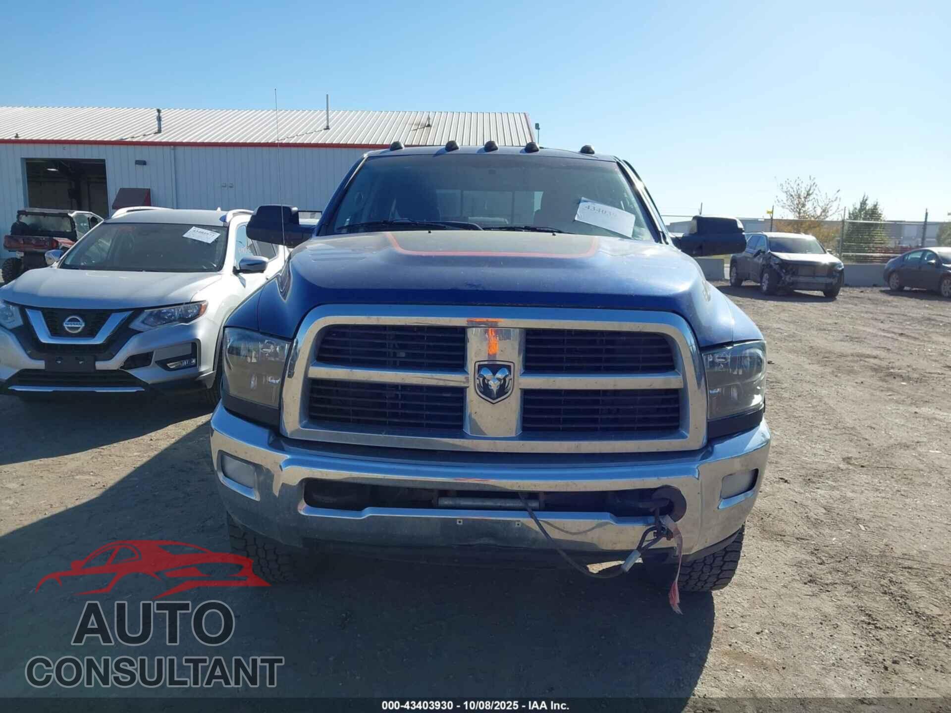 DODGE RAM 2500 2010 - 3D7TT2CTXAG182296