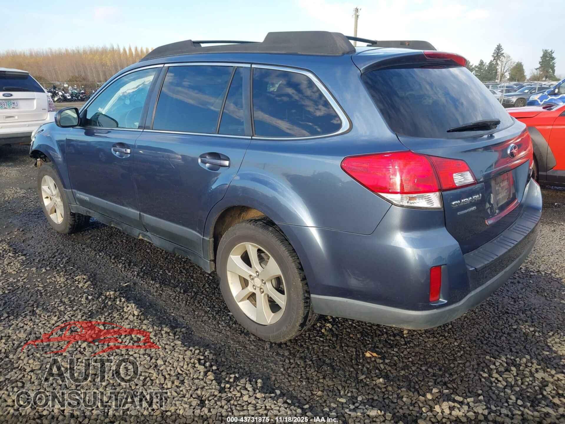 SUBARU OUTBACK 2013 - 4S4BRBCCXD3312200