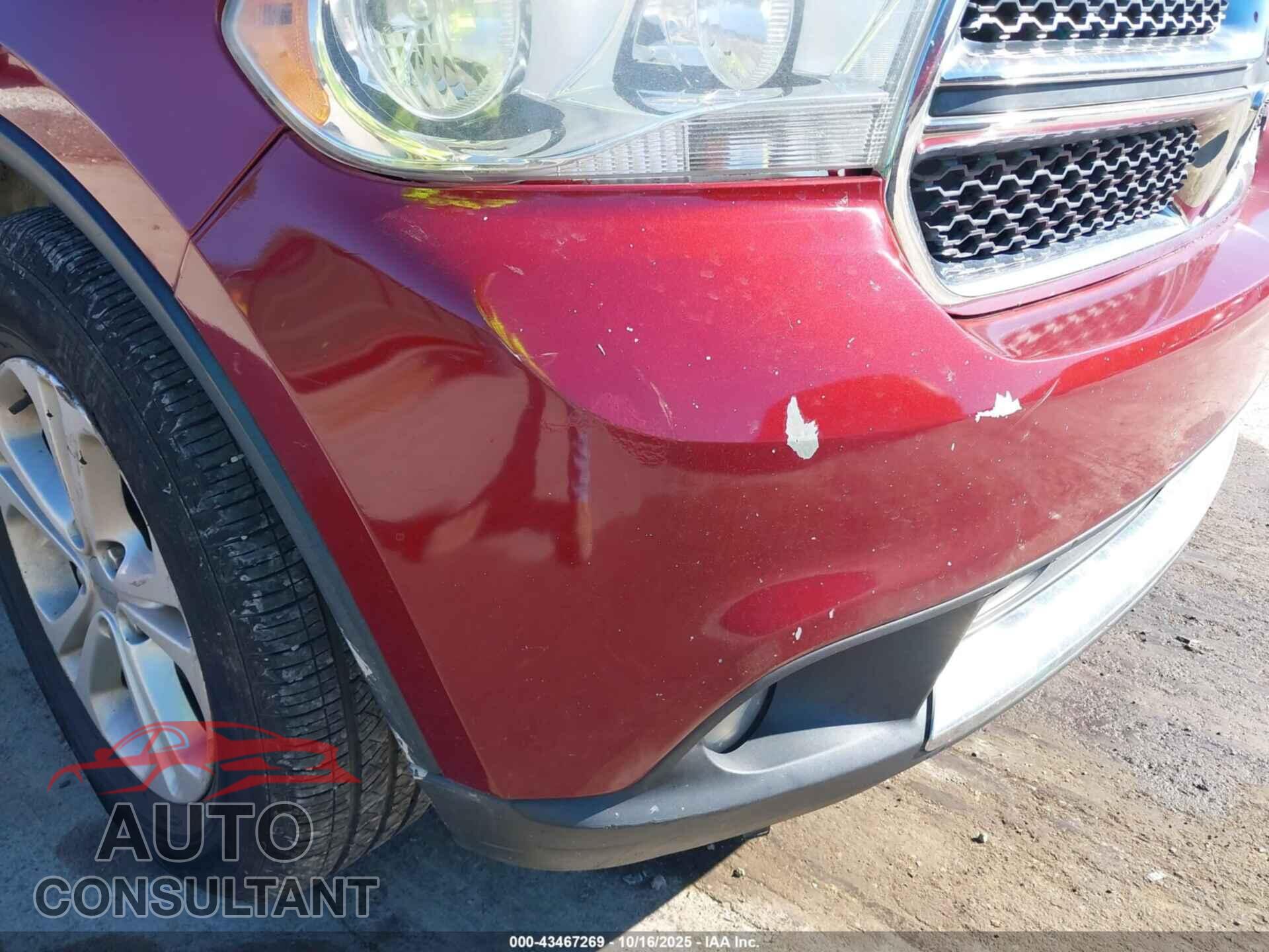 DODGE DURANGO 2013 - 1C4RDJAG4DC608637