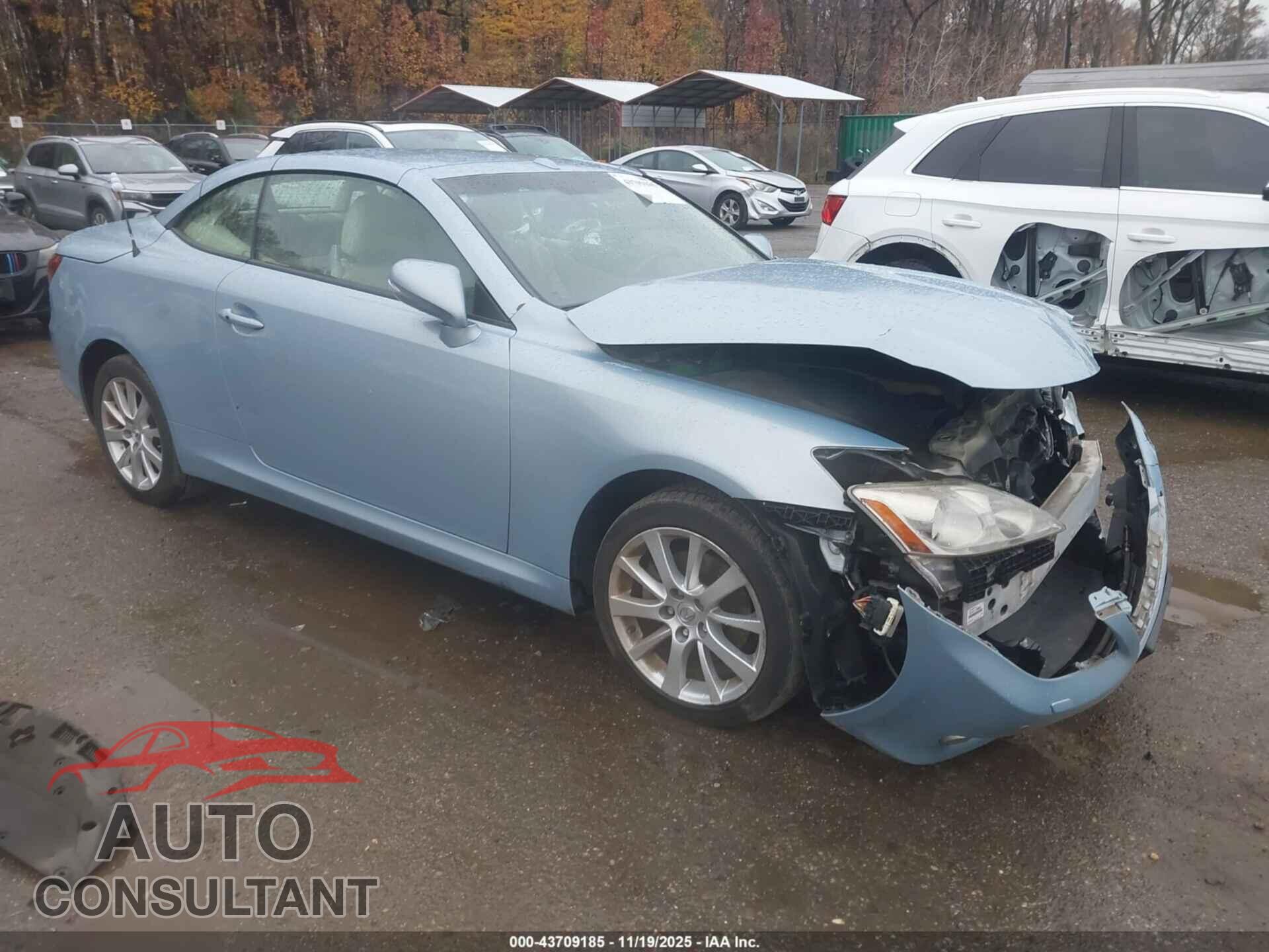LEXUS IS 250C 2010 - JTHFF2C20A2502190