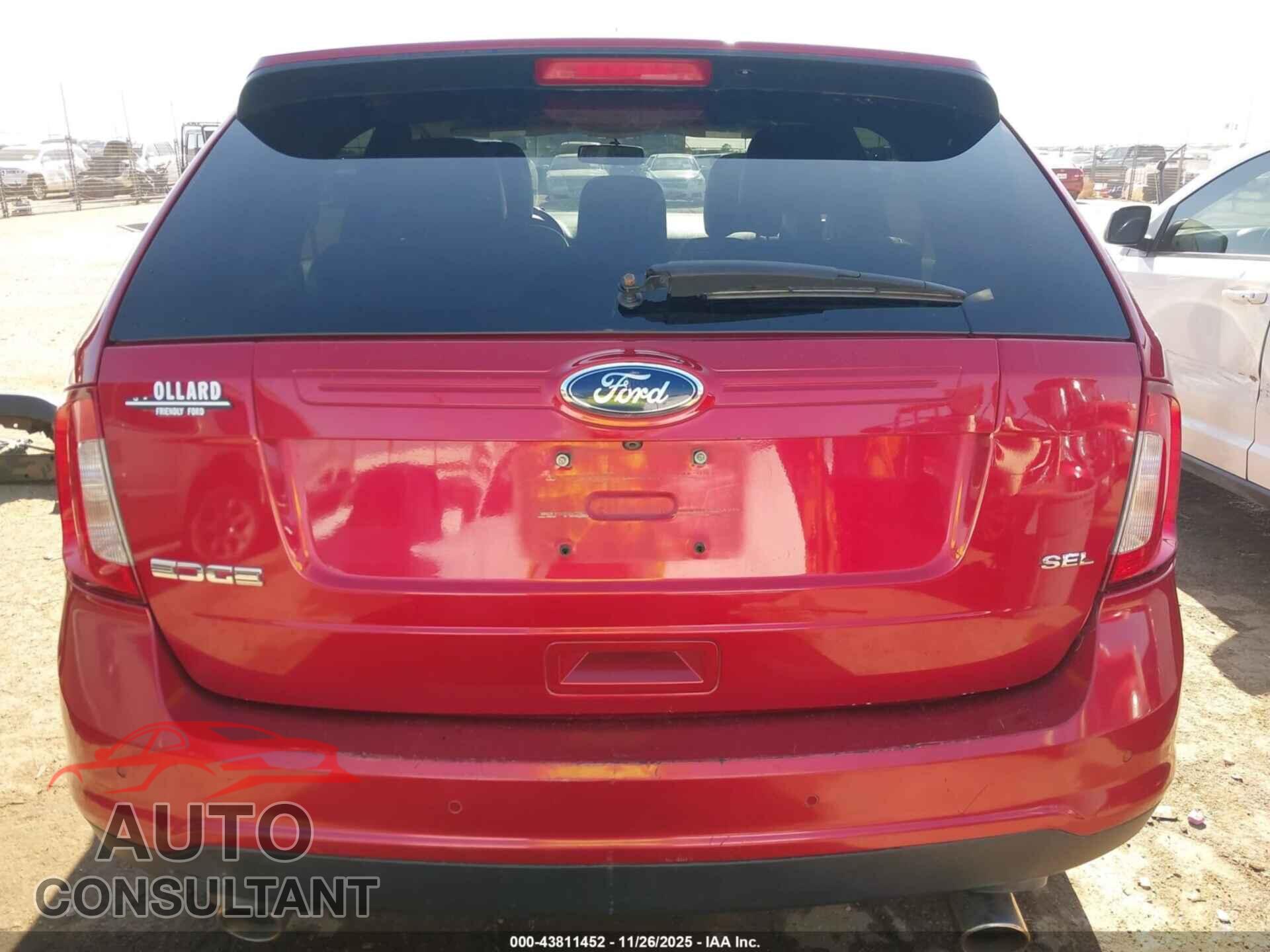 FORD EDGE 2012 - 2FMDK3JC2CBA19282