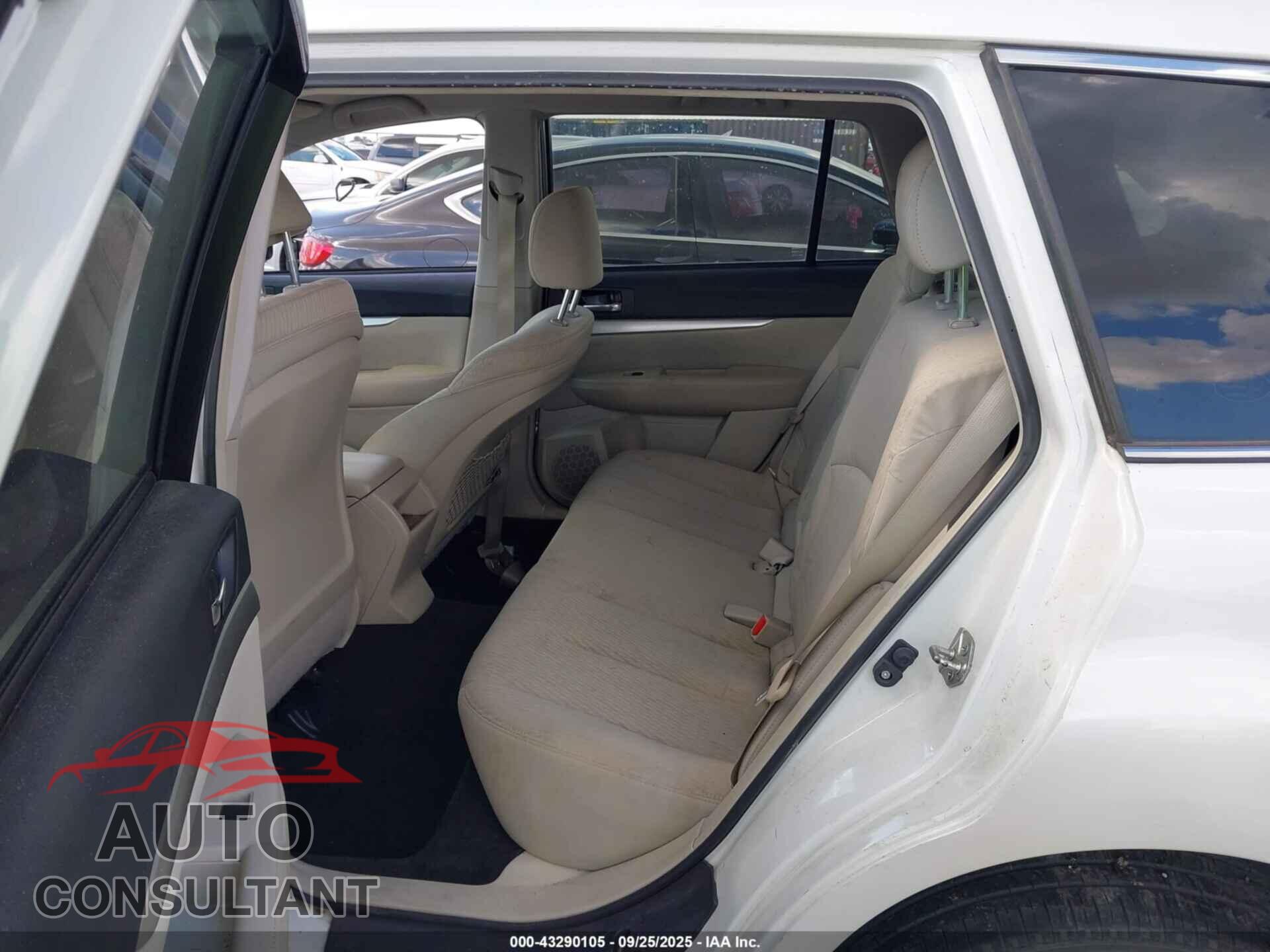 SUBARU OUTBACK 2012 - 4S4BRCBC6C3201228