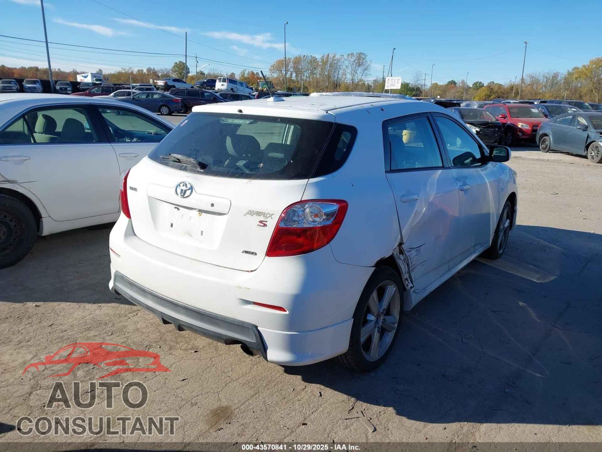 TOYOTA MATRIX 2009 - 2T1LE40E09C001024