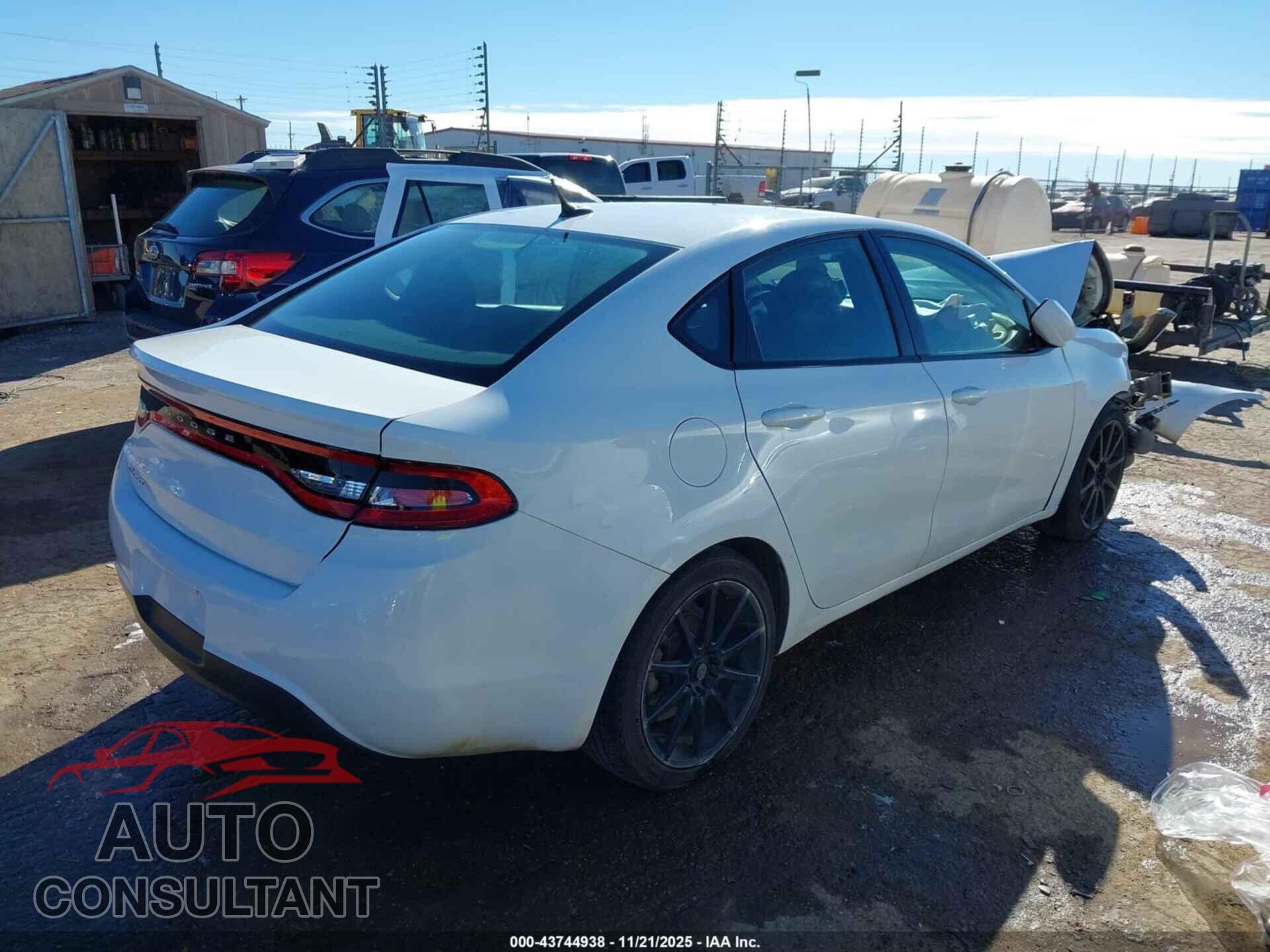 DODGE DART 2015 - 1C3CDFAAXFD159934
