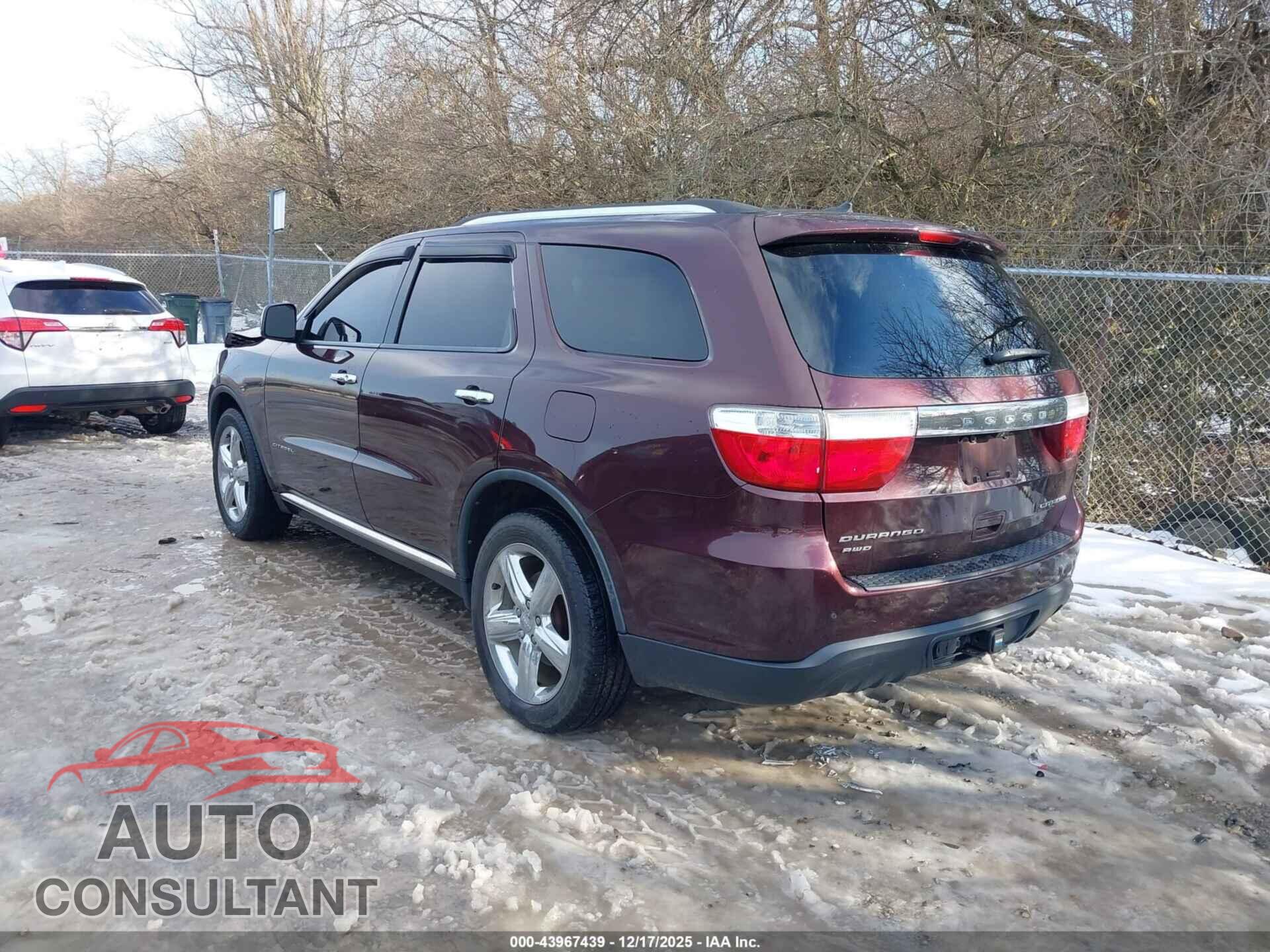 DODGE DURANGO 2012 - 1C4RDJEG5CC336544