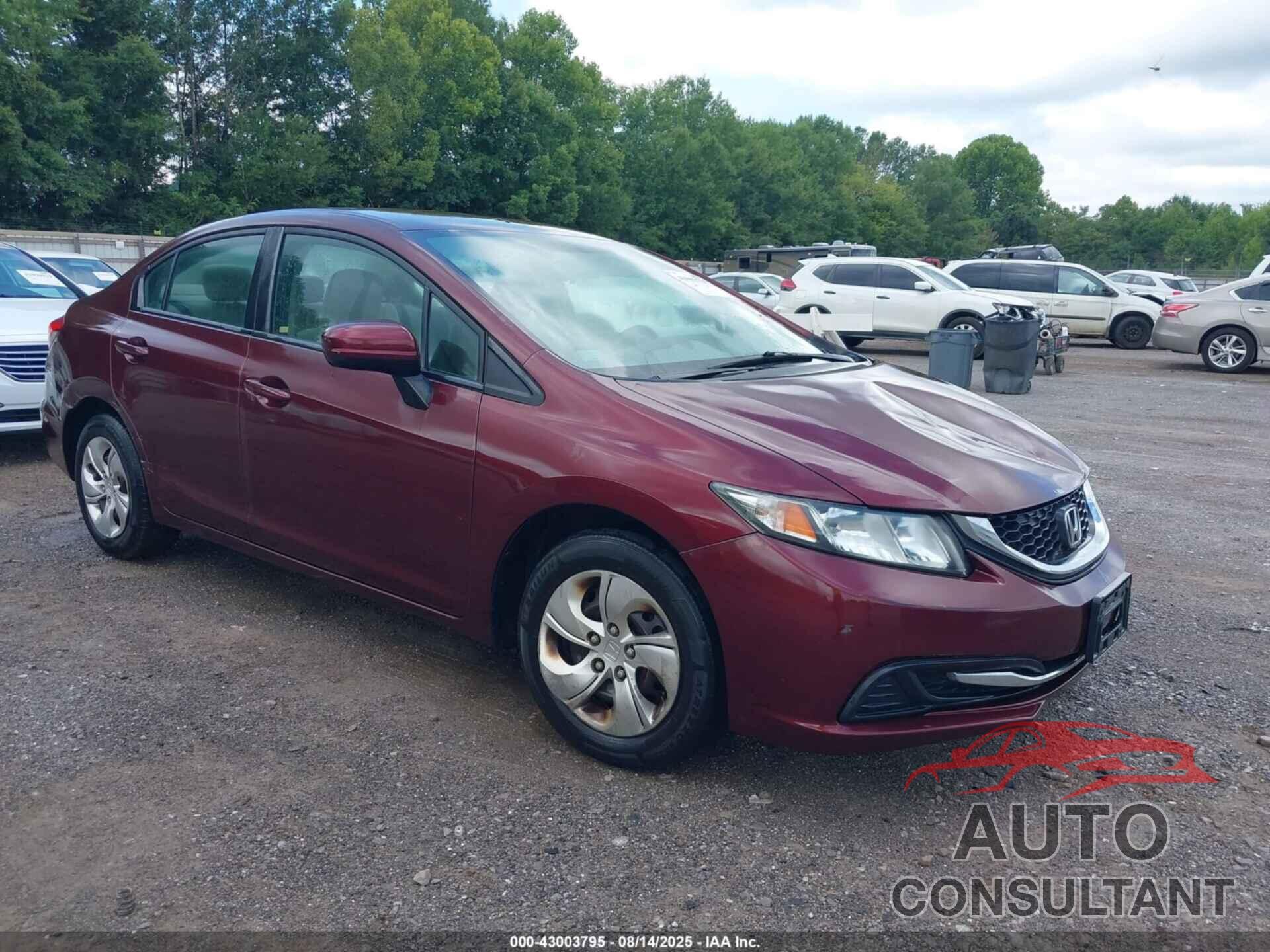 HONDA CIVIC 2015 - 19XFB2F54FE089249