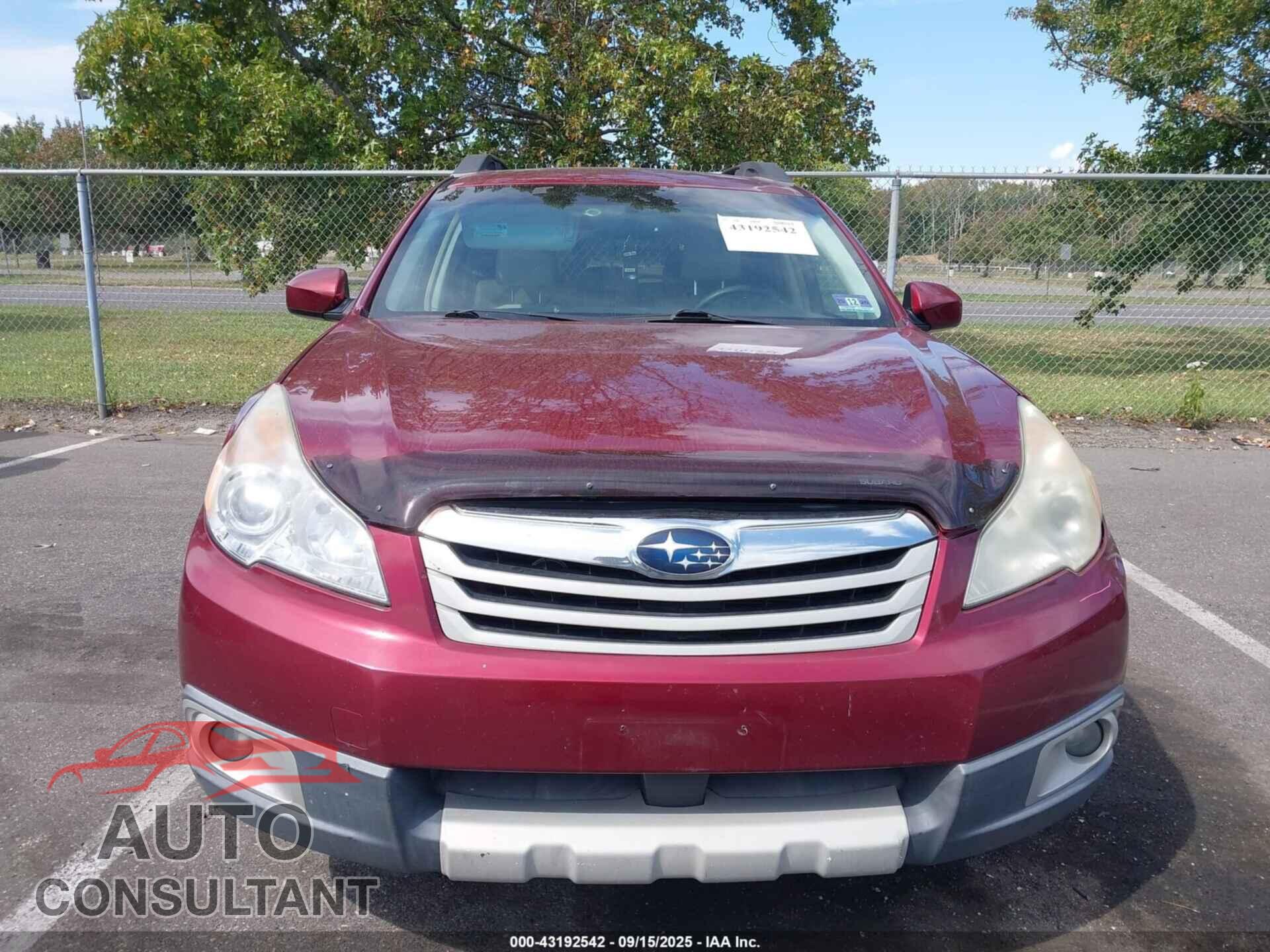 SUBARU OUTBACK 2011 - 4S4BRBKC8B3368666