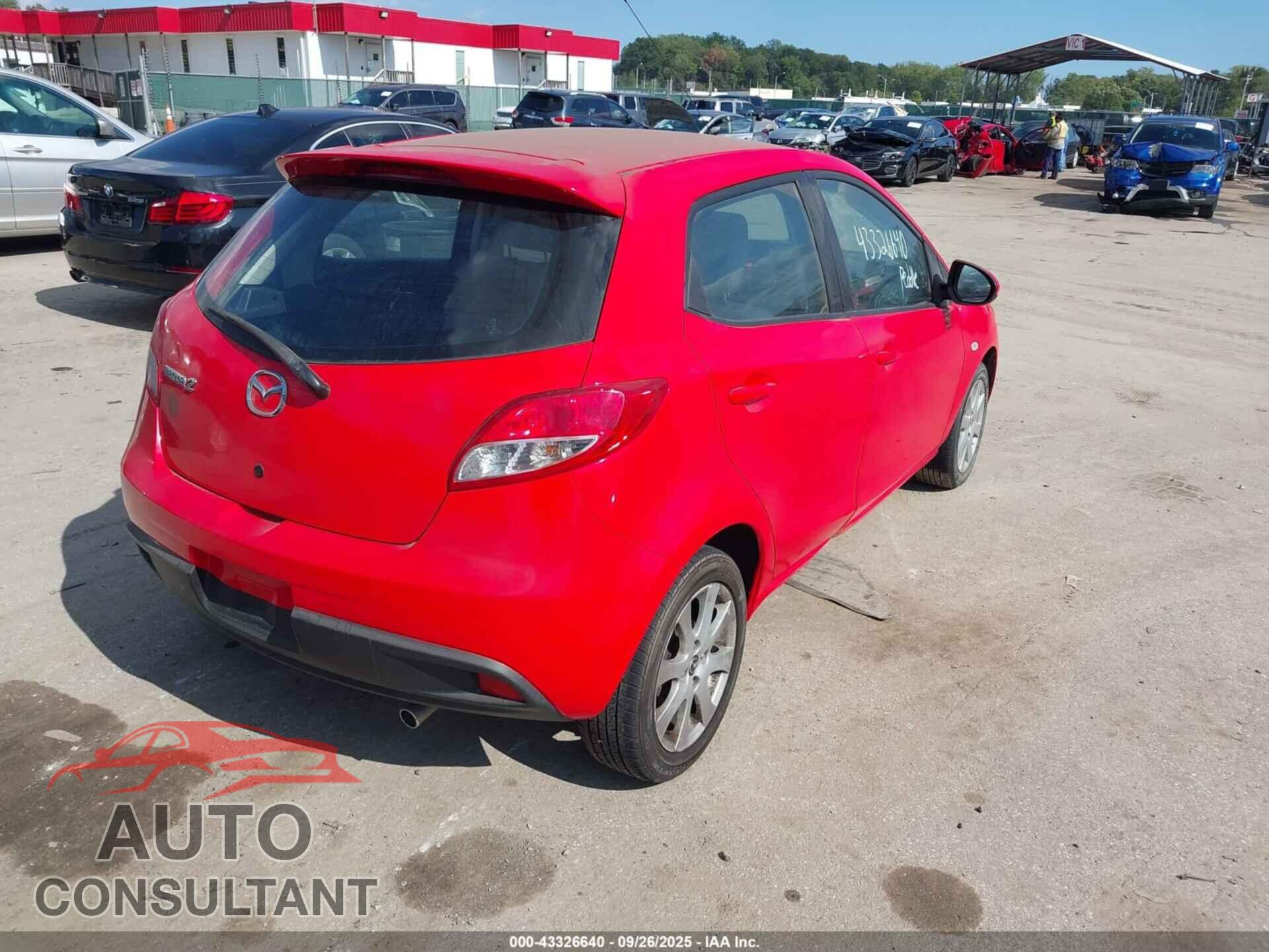MAZDA MAZDA2 2013 - JM1DE1LY8D0158747