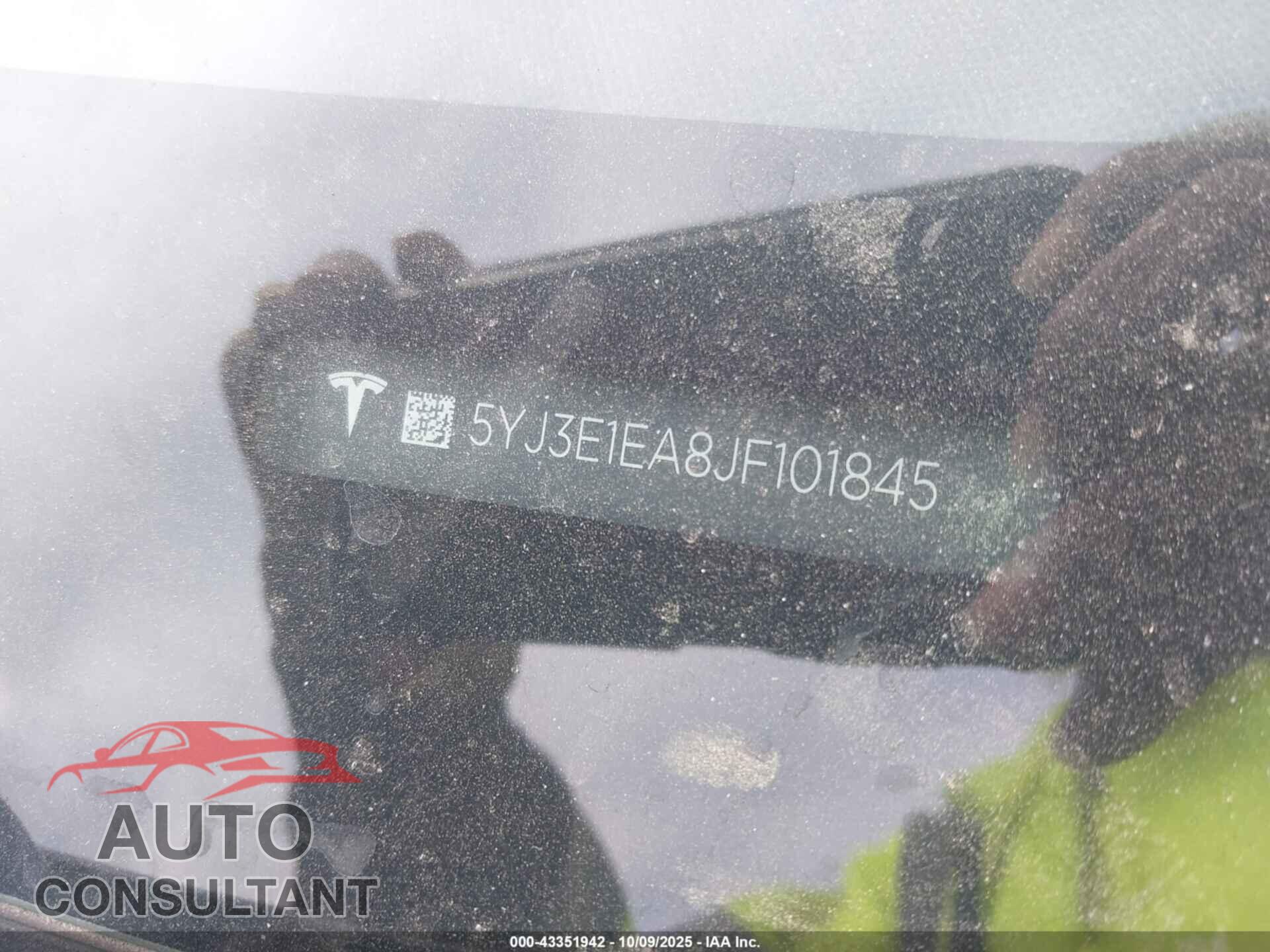 TESLA MODEL 3 2018 - 5YJ3E1EA8JF101845