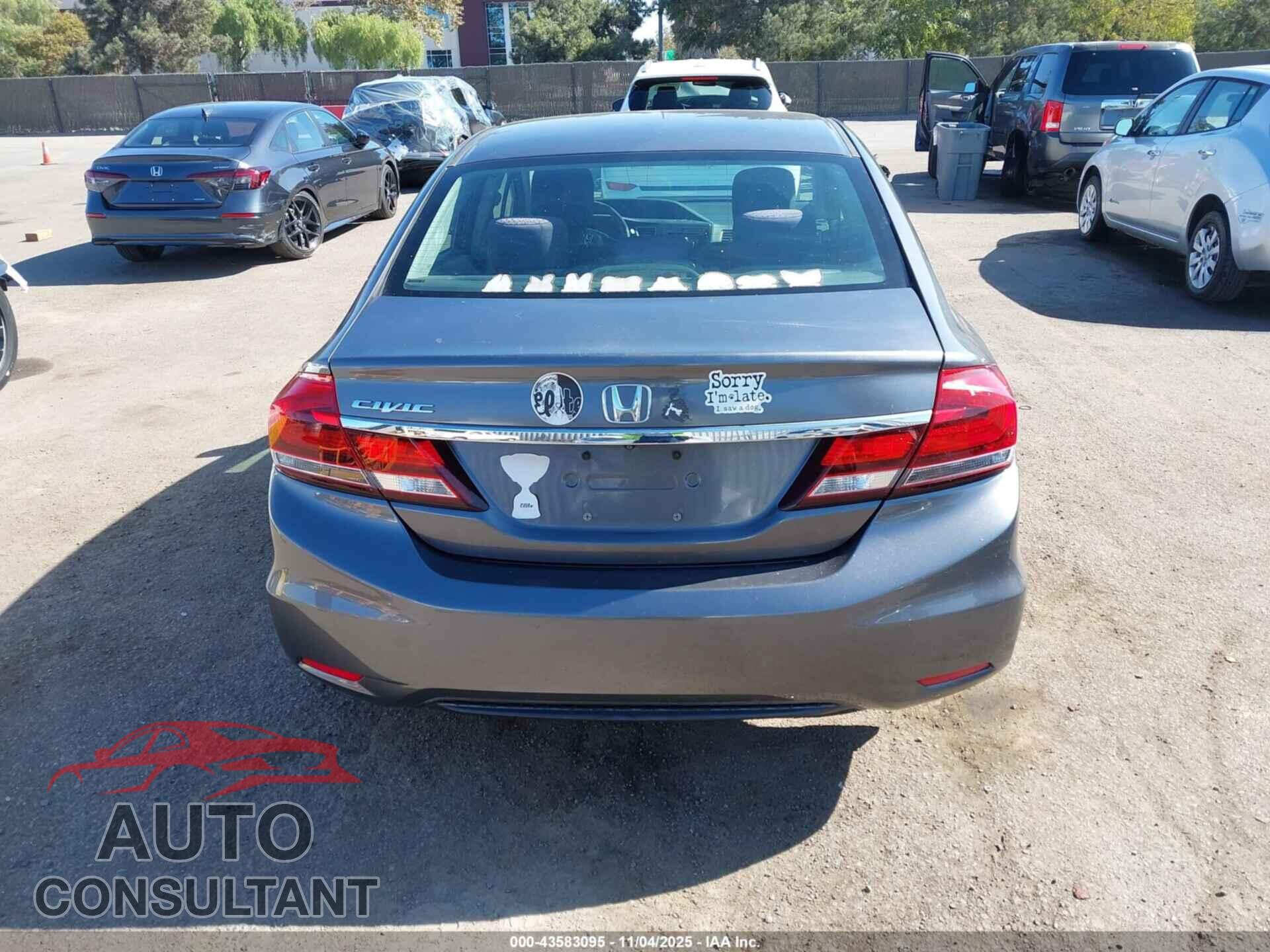 HONDA CIVIC 2014 - 19XFB2F54EE232926