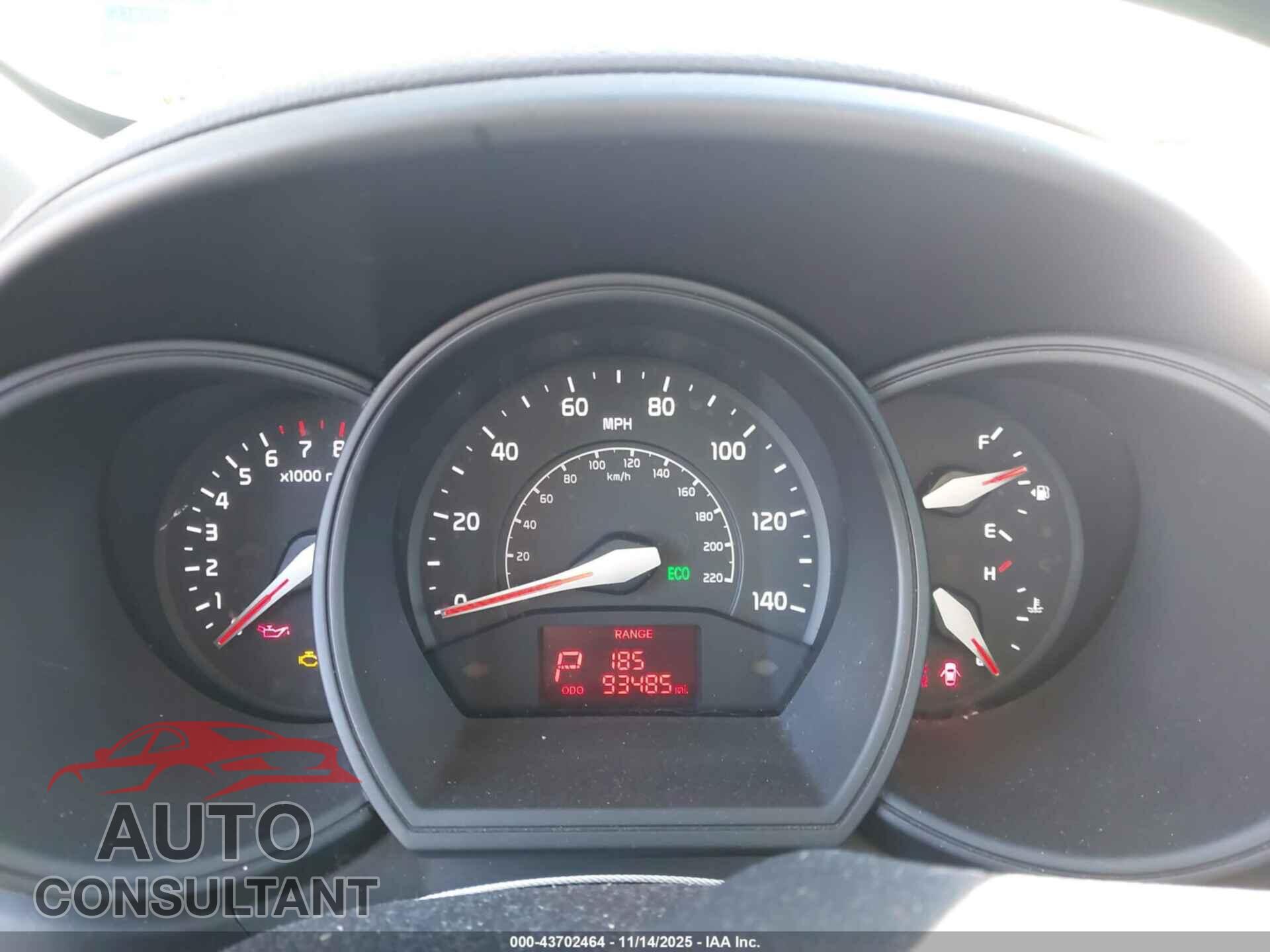 KIA RIO 2015 - KNADM4A35F6443592