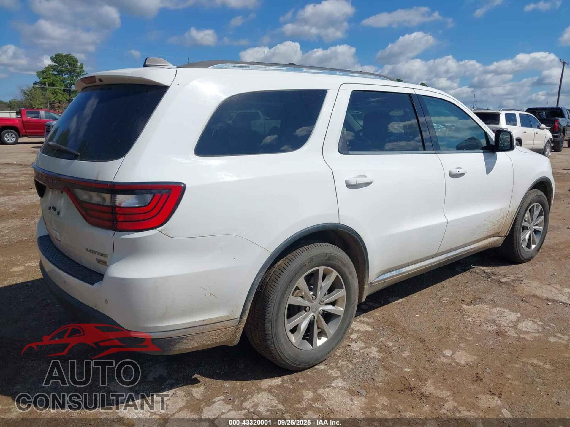 DODGE DURANGO 2015 - 1C4RDHDG9FC765782