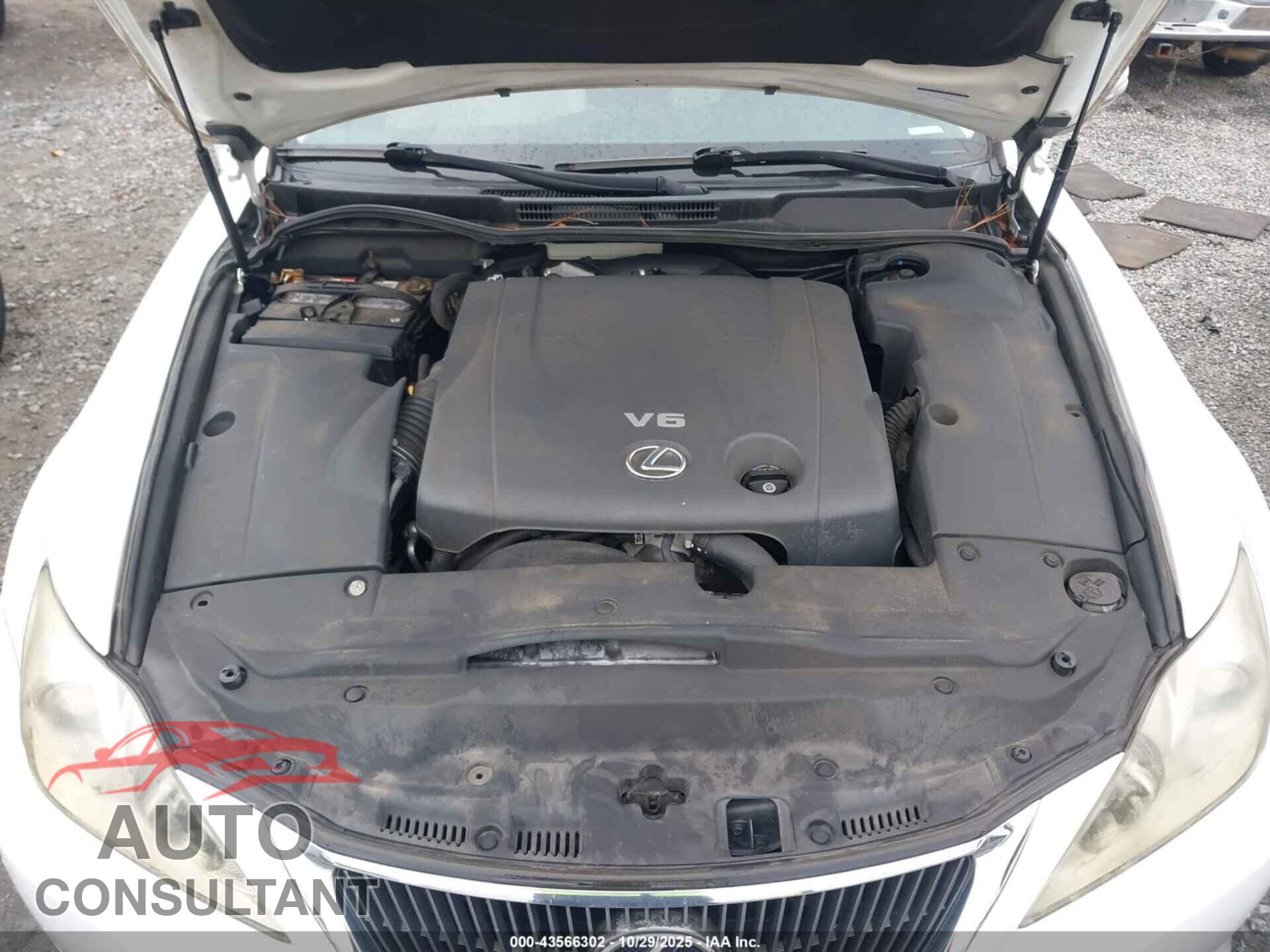 LEXUS IS 250C 2010 - JTHFF2C25A2504405