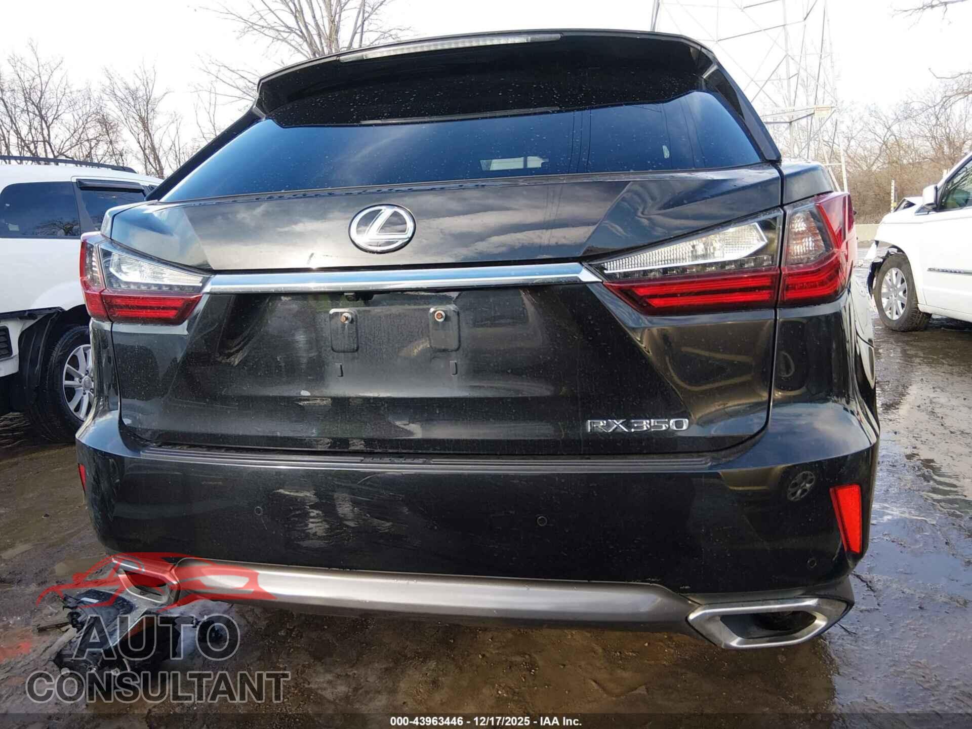 LEXUS RX 350 2017 - 2T2BZMCA7HC104332