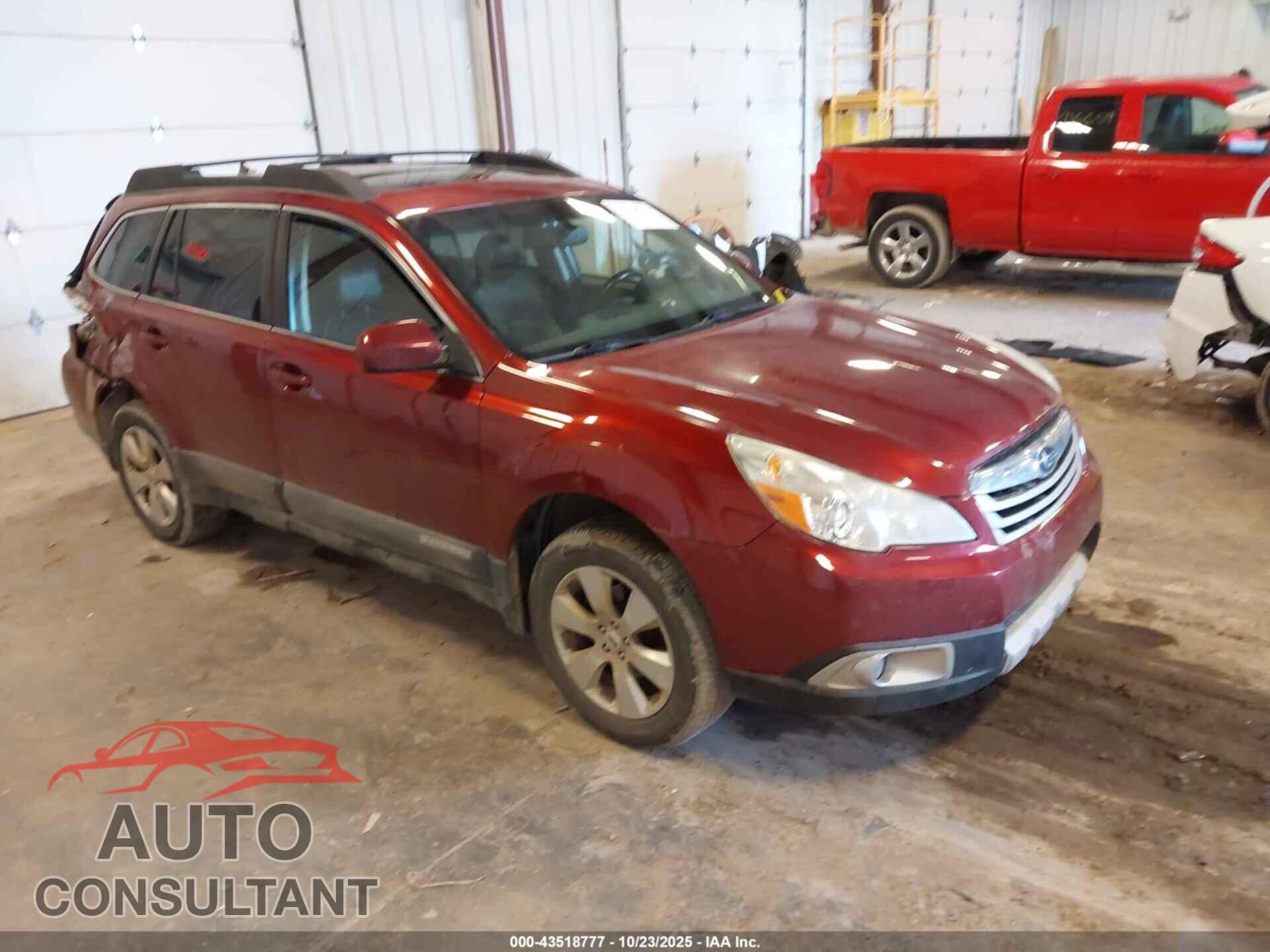 SUBARU OUTBACK 2012 - 4S4BRCKC8C3260359