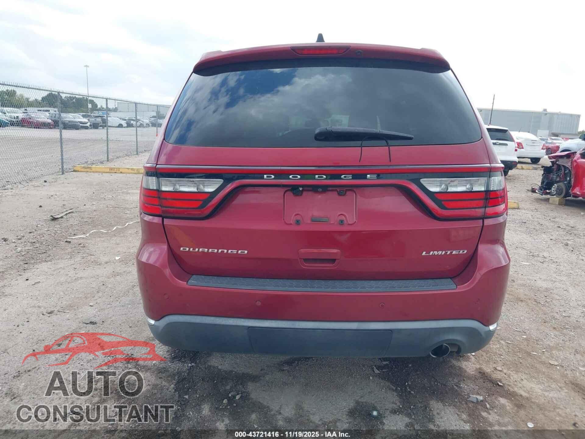 DODGE DURANGO 2014 - 1C4RDHDG3EC411142