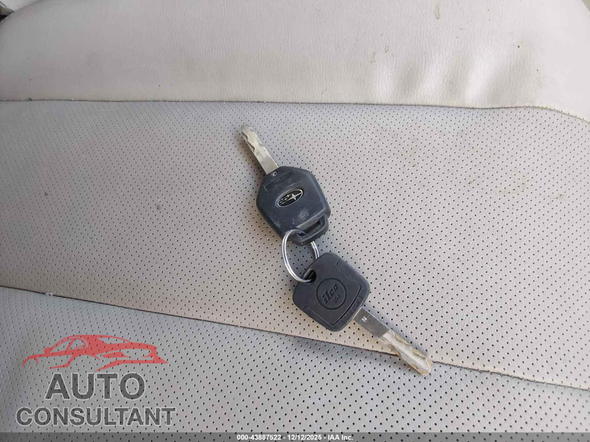 SUBARU OUTBACK 2012 - 4S4BRBKCXC3251284