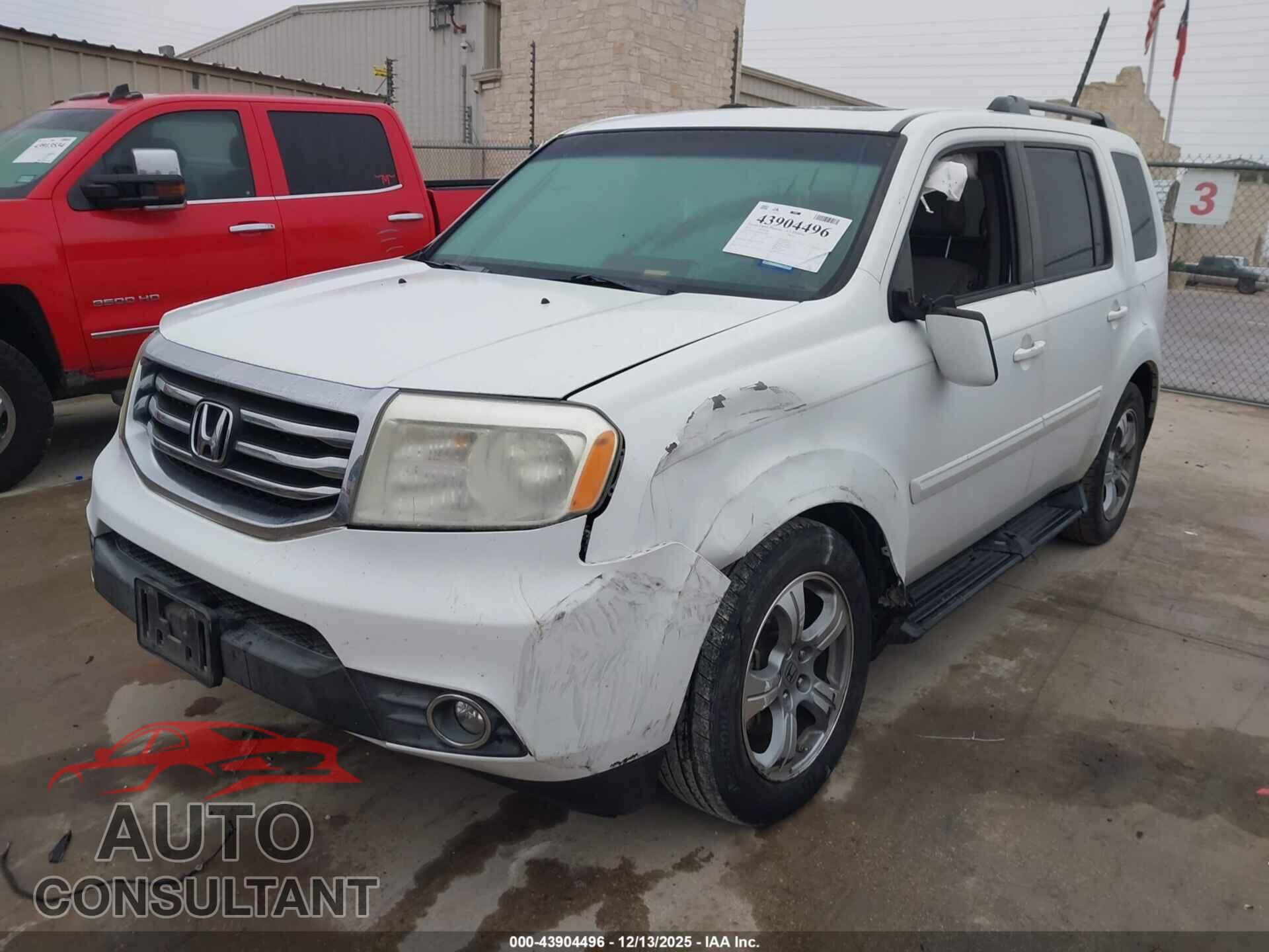 HONDA PILOT 2012 - 5FNYF3H69CB024220