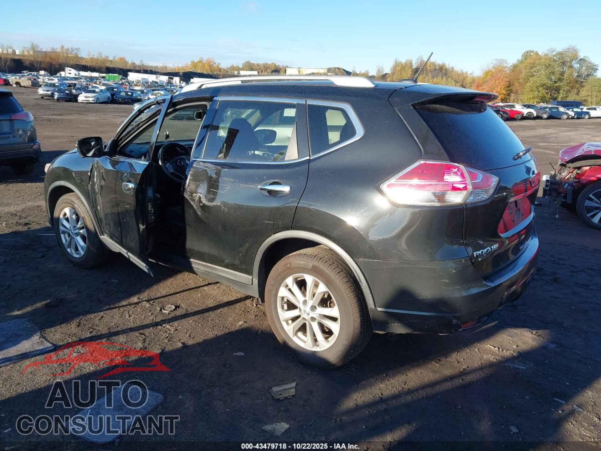 NISSAN ROGUE 2016 - KNMAT2MV9GP649438
