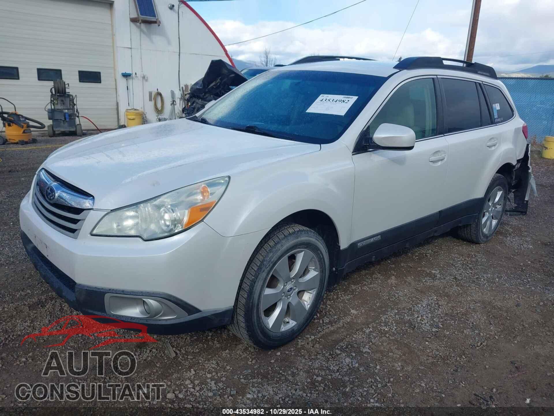 SUBARU OUTBACK 2011 - 4S4BRBCC8B3340543