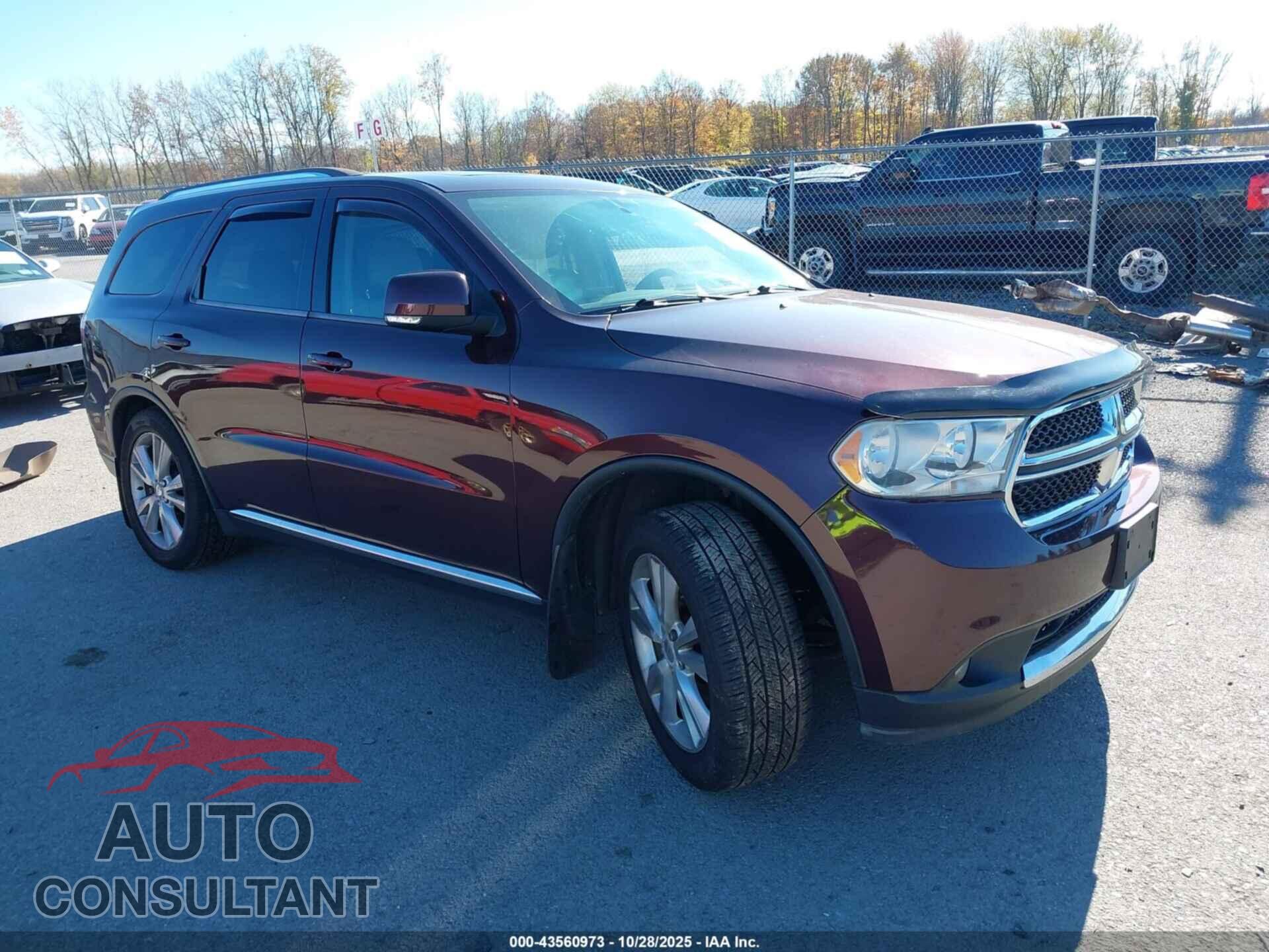 DODGE DURANGO 2012 - 1C4RDJDG2CC358647