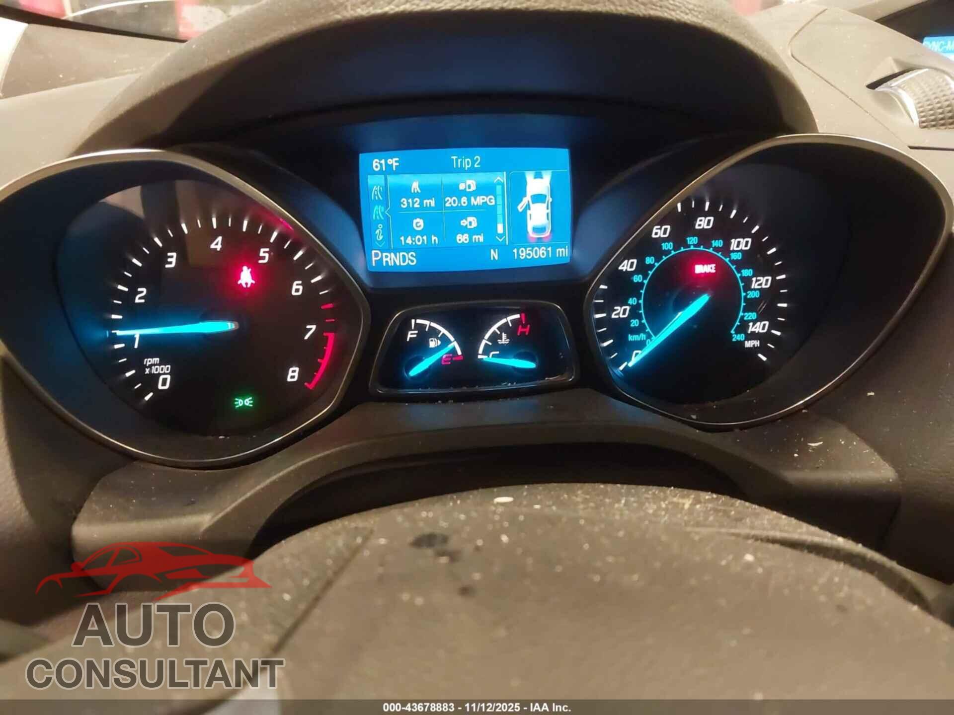 FORD ESCAPE 2013 - 1FMCU9G97DUD41187
