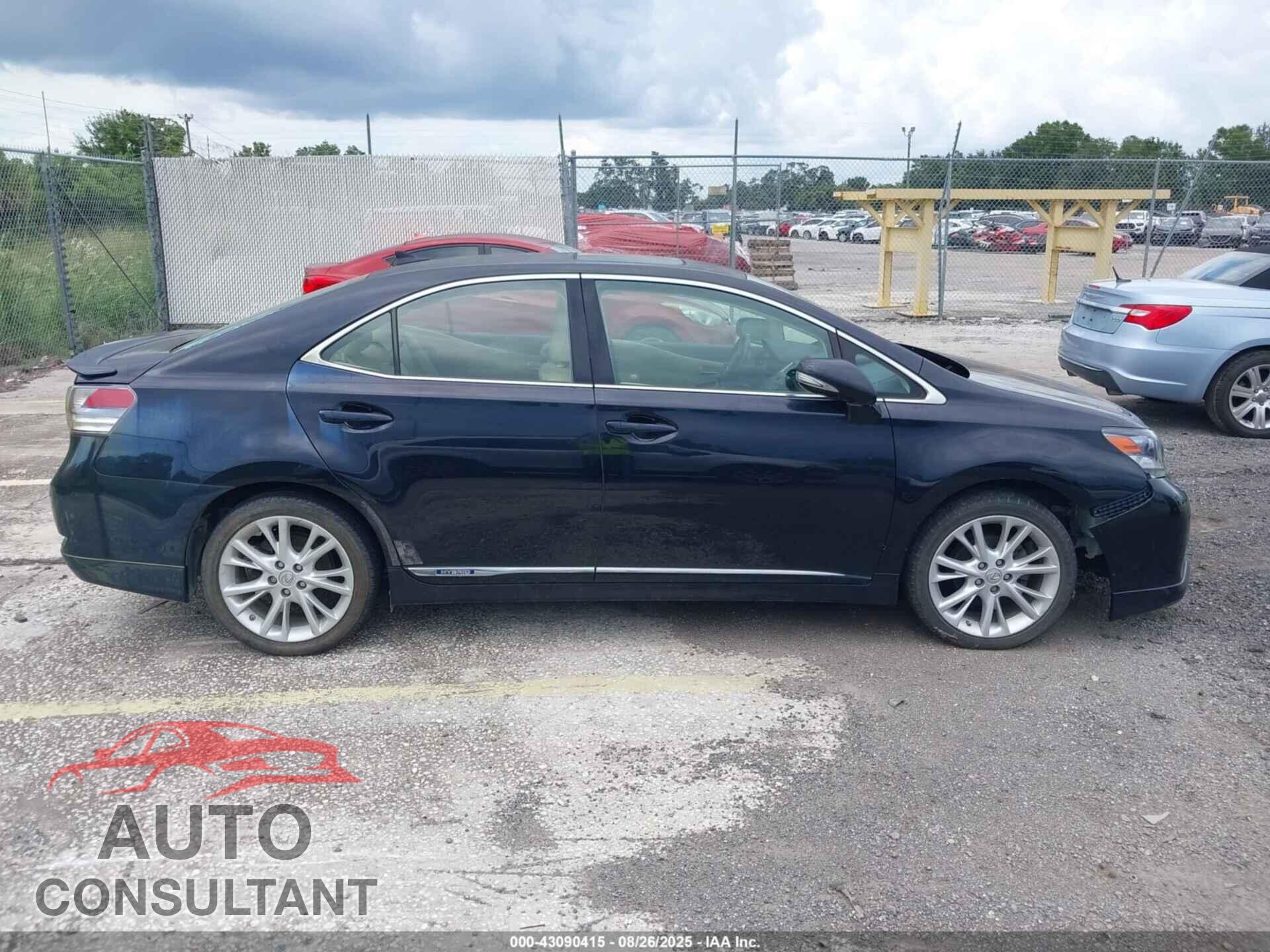 LEXUS HS 250H 2011 - JTHBB1BA8B2047281