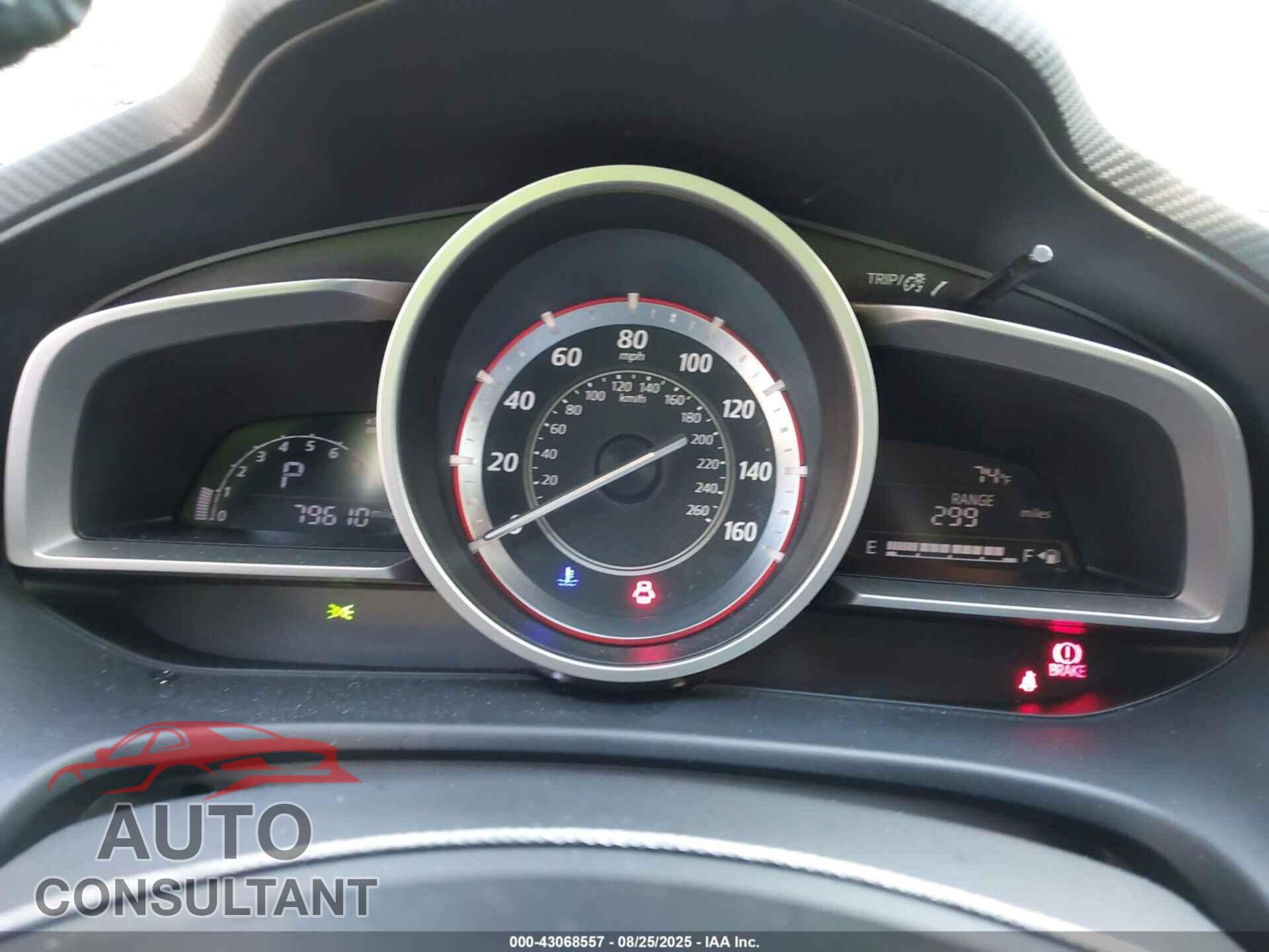 MAZDA MAZDA3 2014 - JM1BM1V70E1170627