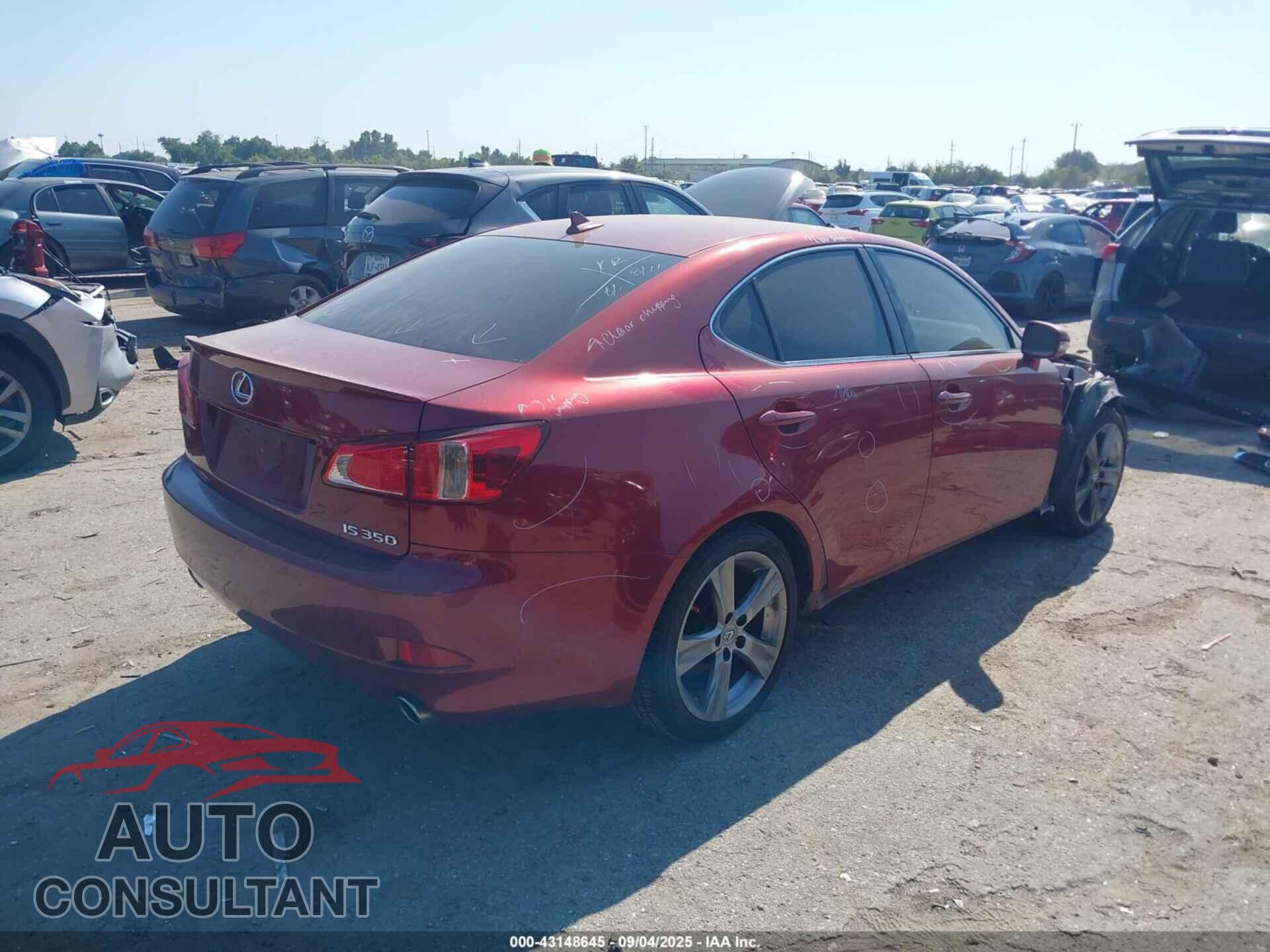 LEXUS IS 350 2011 - JTHBE5C26B5027194