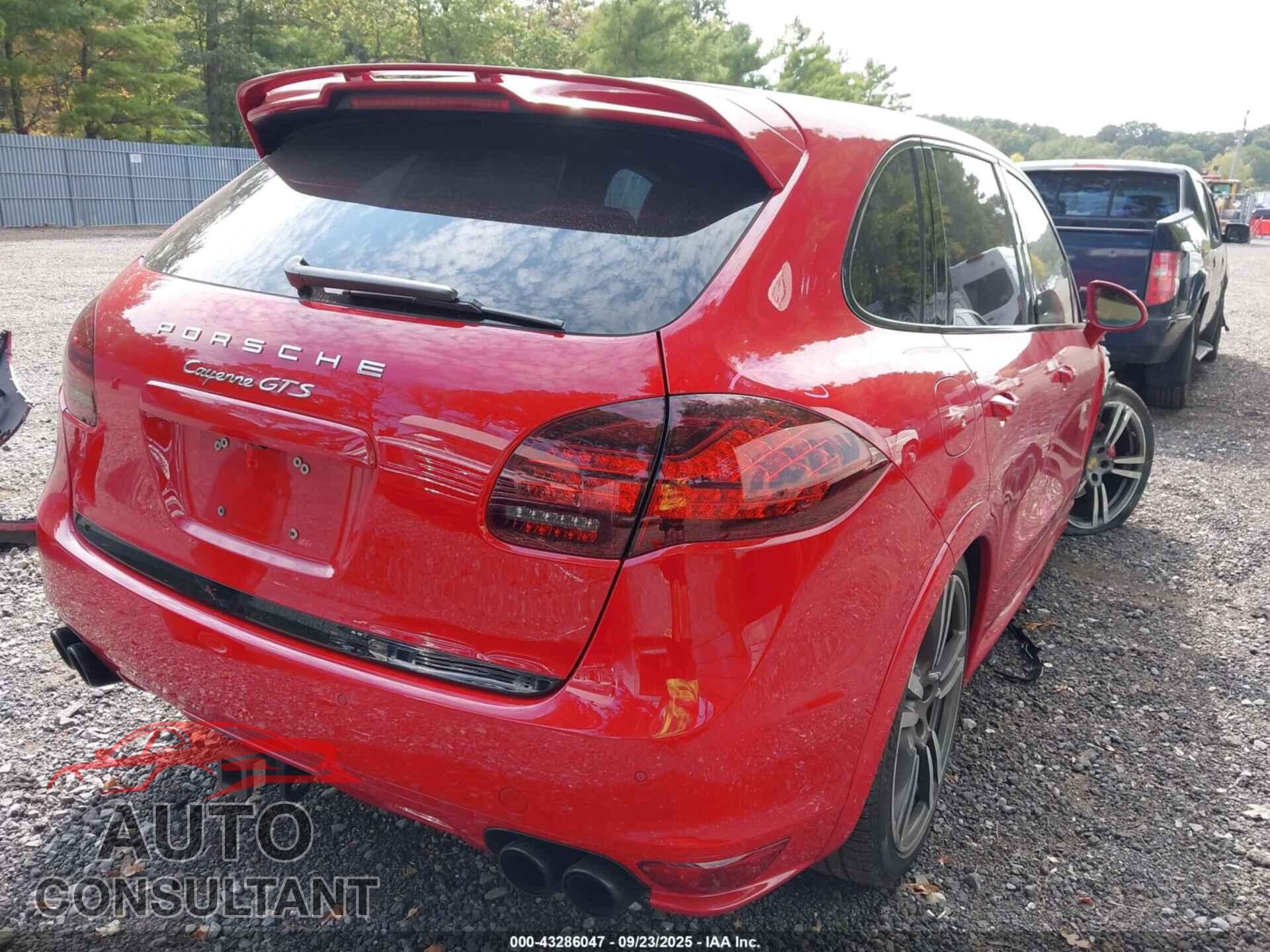 PORSCHE CAYENNE 2013 - WP1AD2A26DLA76538