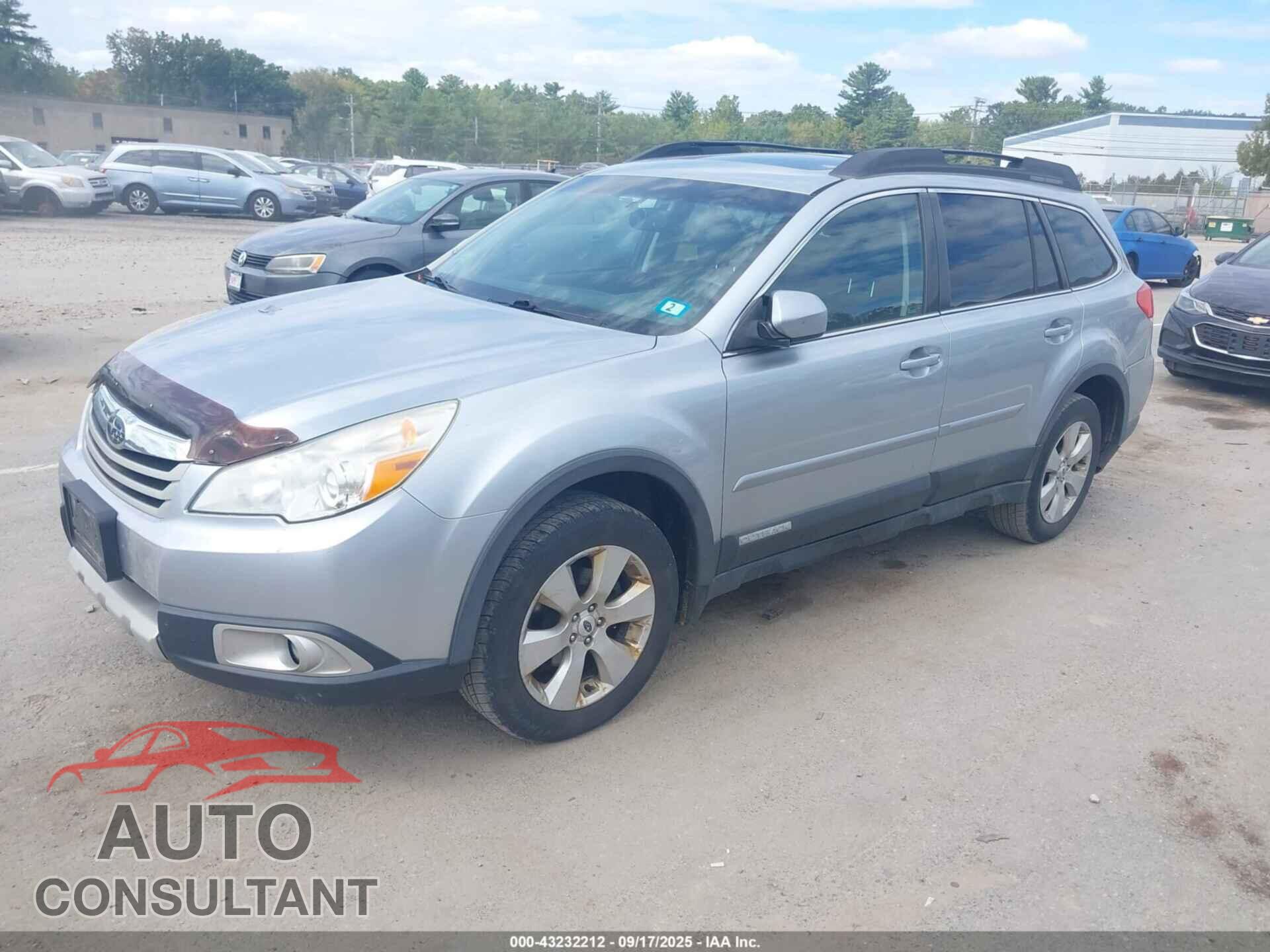 SUBARU OUTBACK 2012 - 4S4BRBLC2C3286402