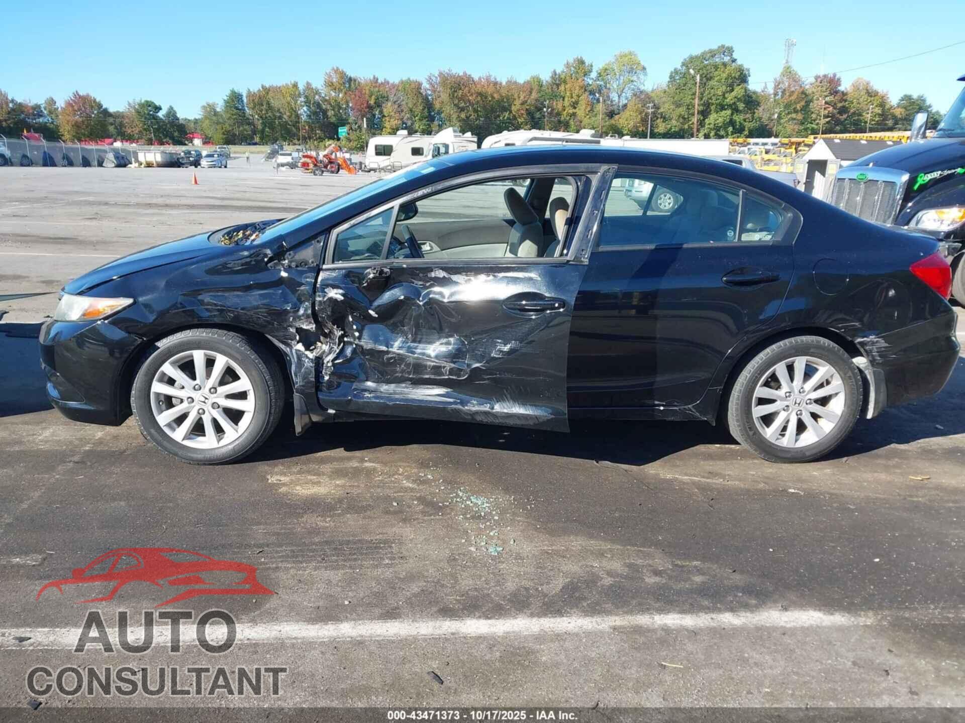 HONDA CIVIC 2012 - 19XFB2F86CE063161