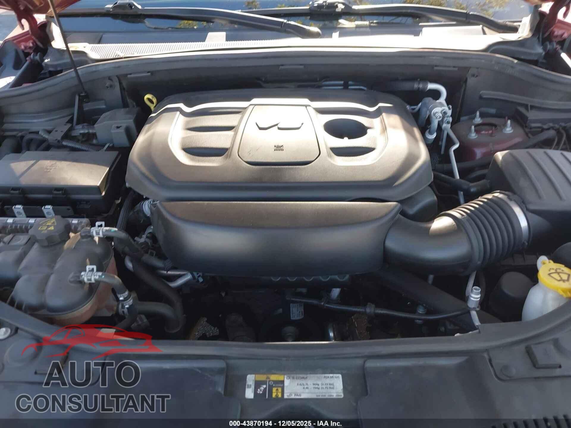 DODGE DURANGO 2018 - 1C4RDHAG6JC413014