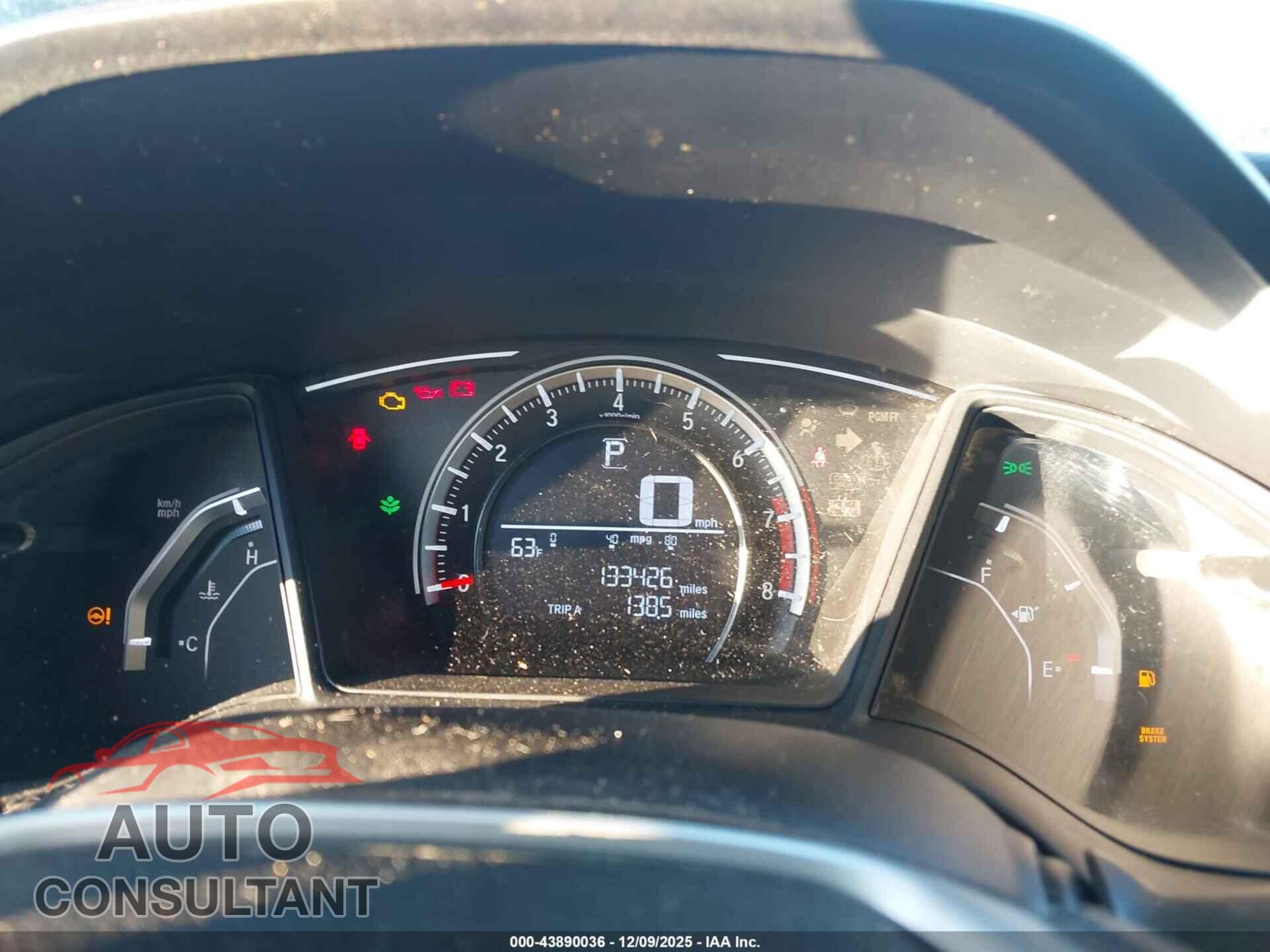 HONDA CIVIC 2017 - 19XFC2F55HE026516