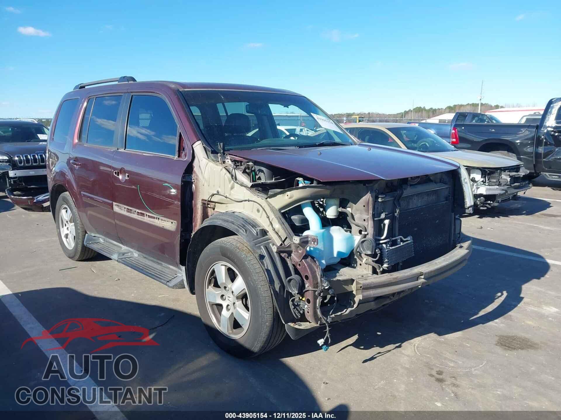 HONDA PILOT 2011 - 5FNYF3H57BB037859