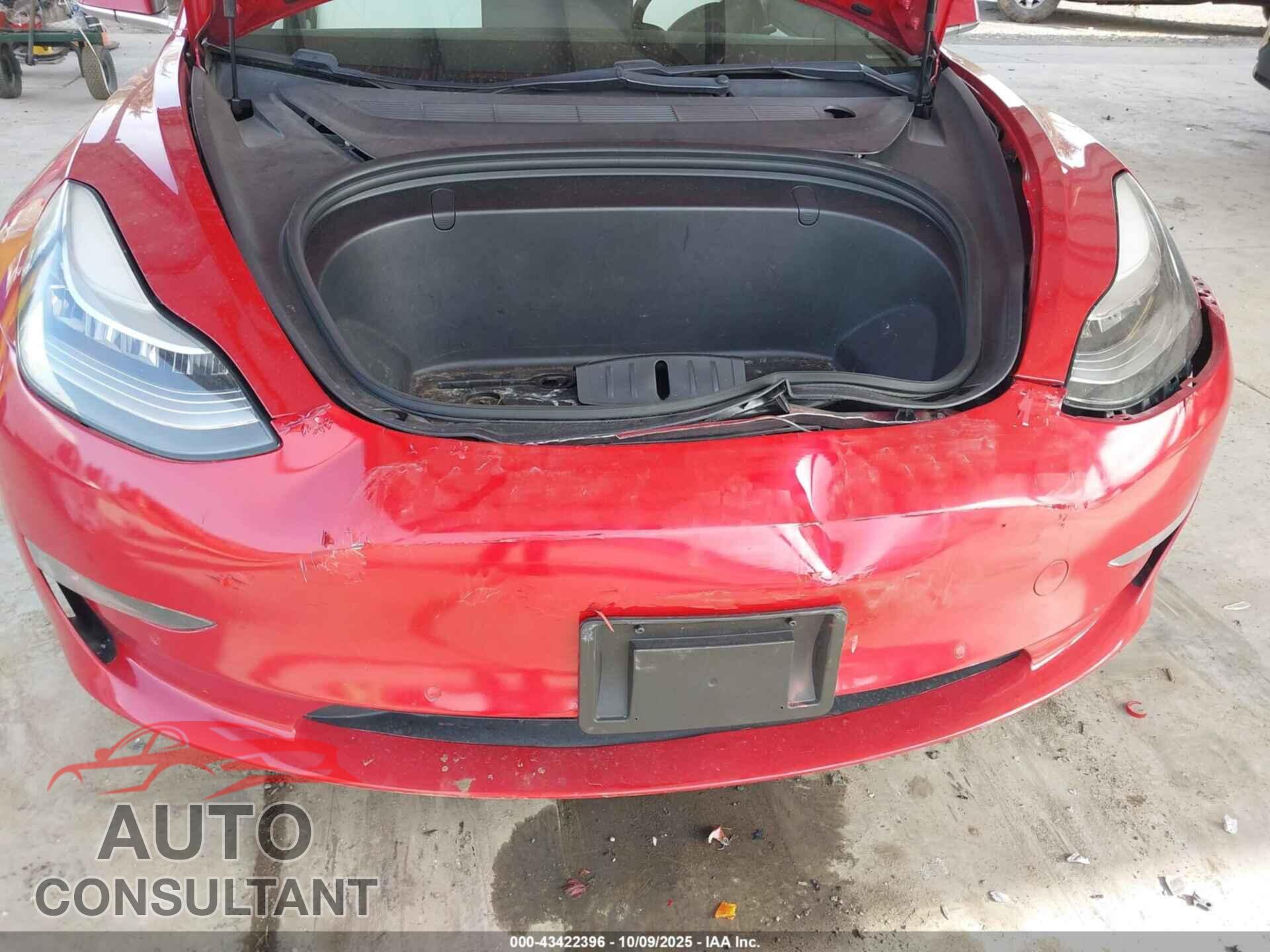 TESLA MODEL 3 2019 - 5YJ3E1EB4KF407273